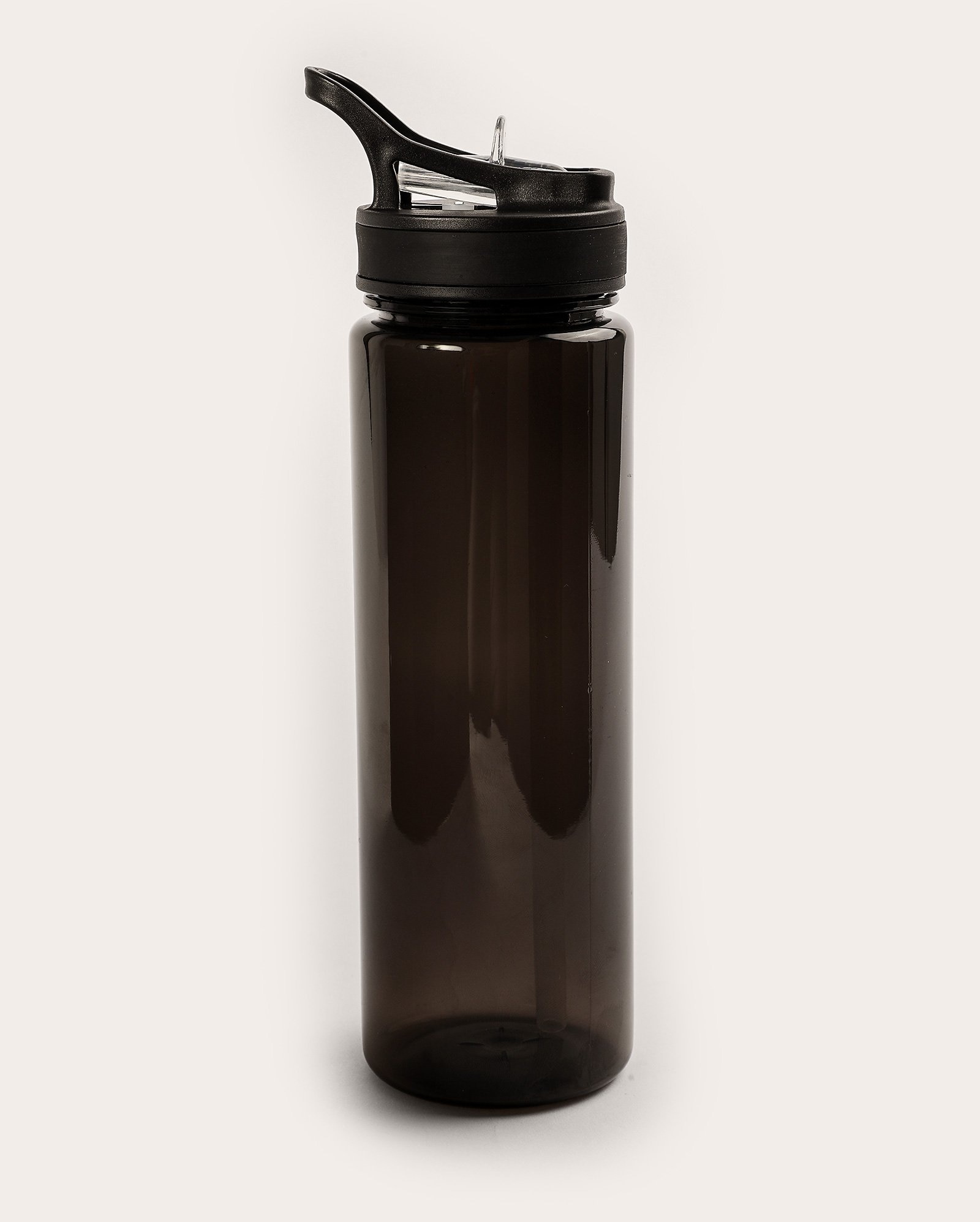 Kit garrafa squeeze com canudo 700ml preta Accessori + mochila de costas masculina poliuretano preta Pool