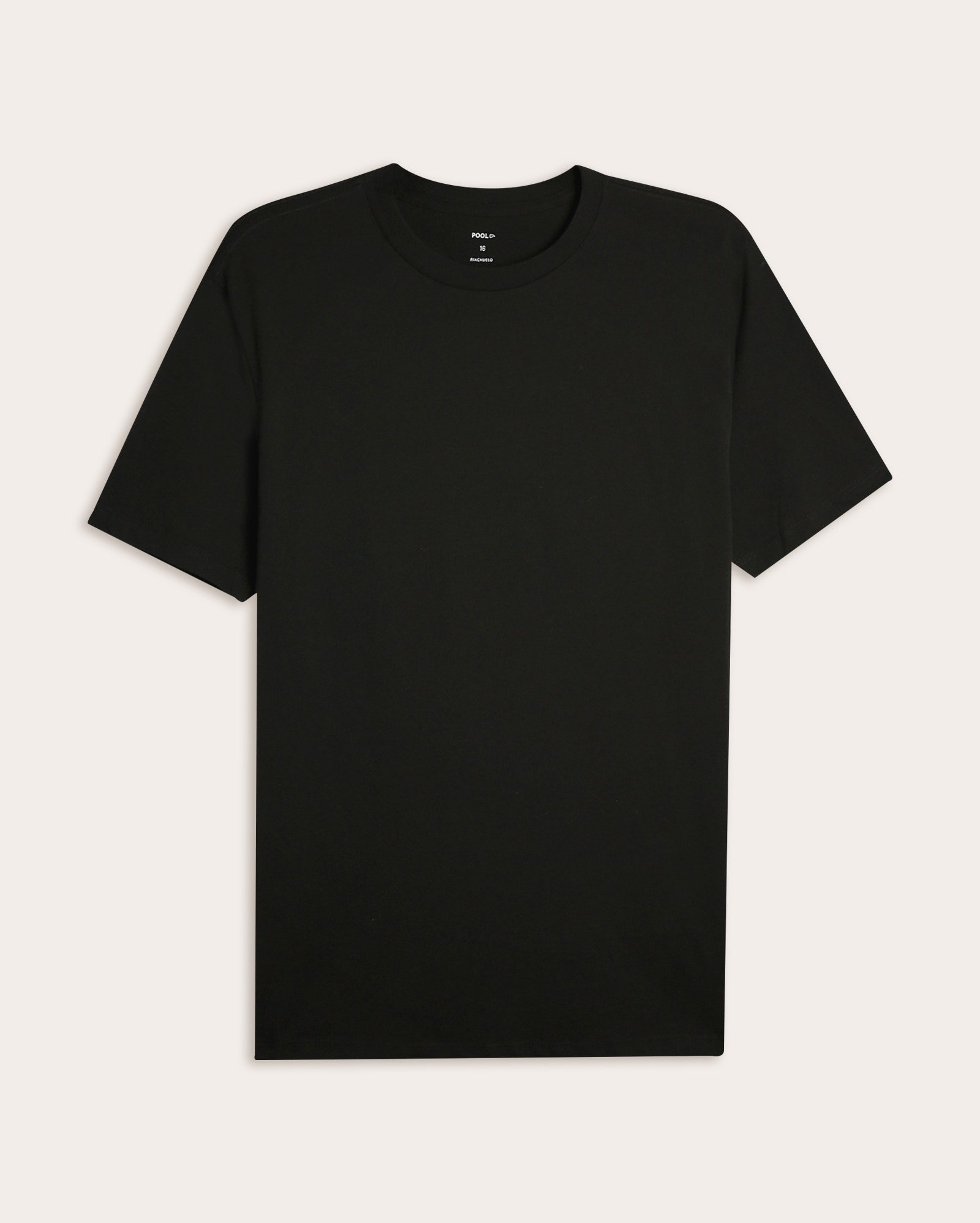 Kit camiseta juvenil unissex 3 peças básicos preta