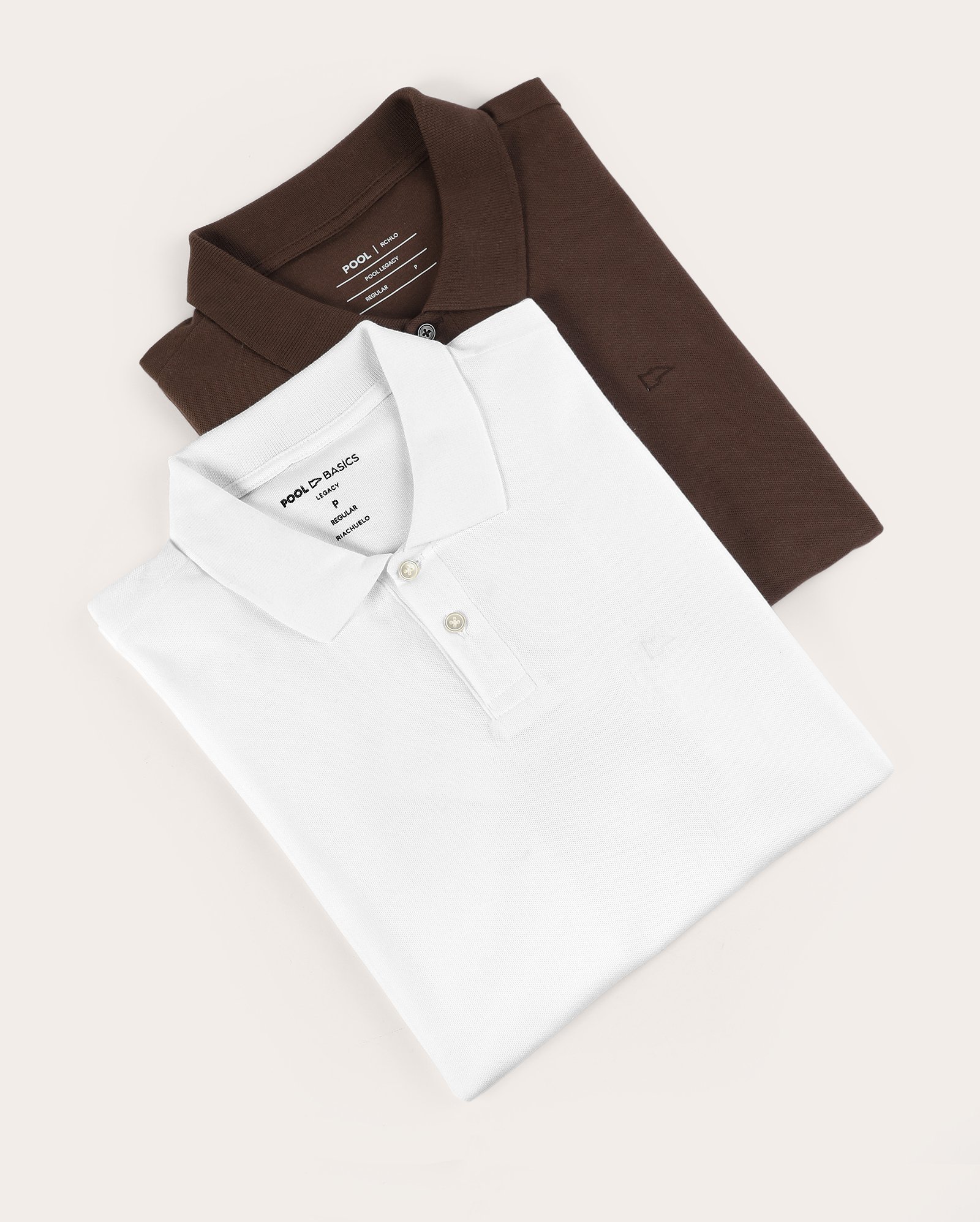 Kit camisa polo masculina 2 peças Pool Legacy regular piquet multicor