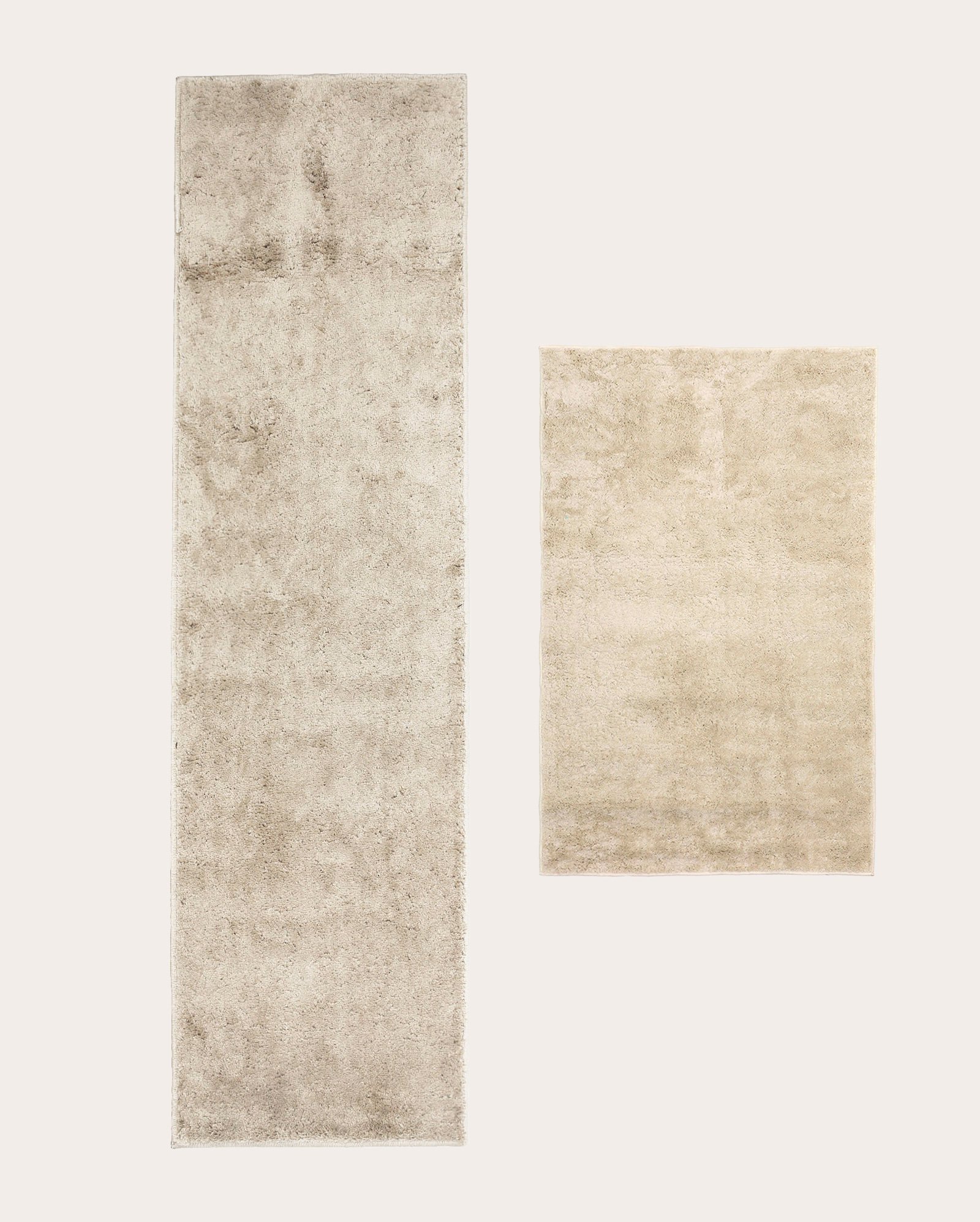 Kit tapete 50x100cm + passadeira 50x180cm Comfort bege | Casa Riachuelo