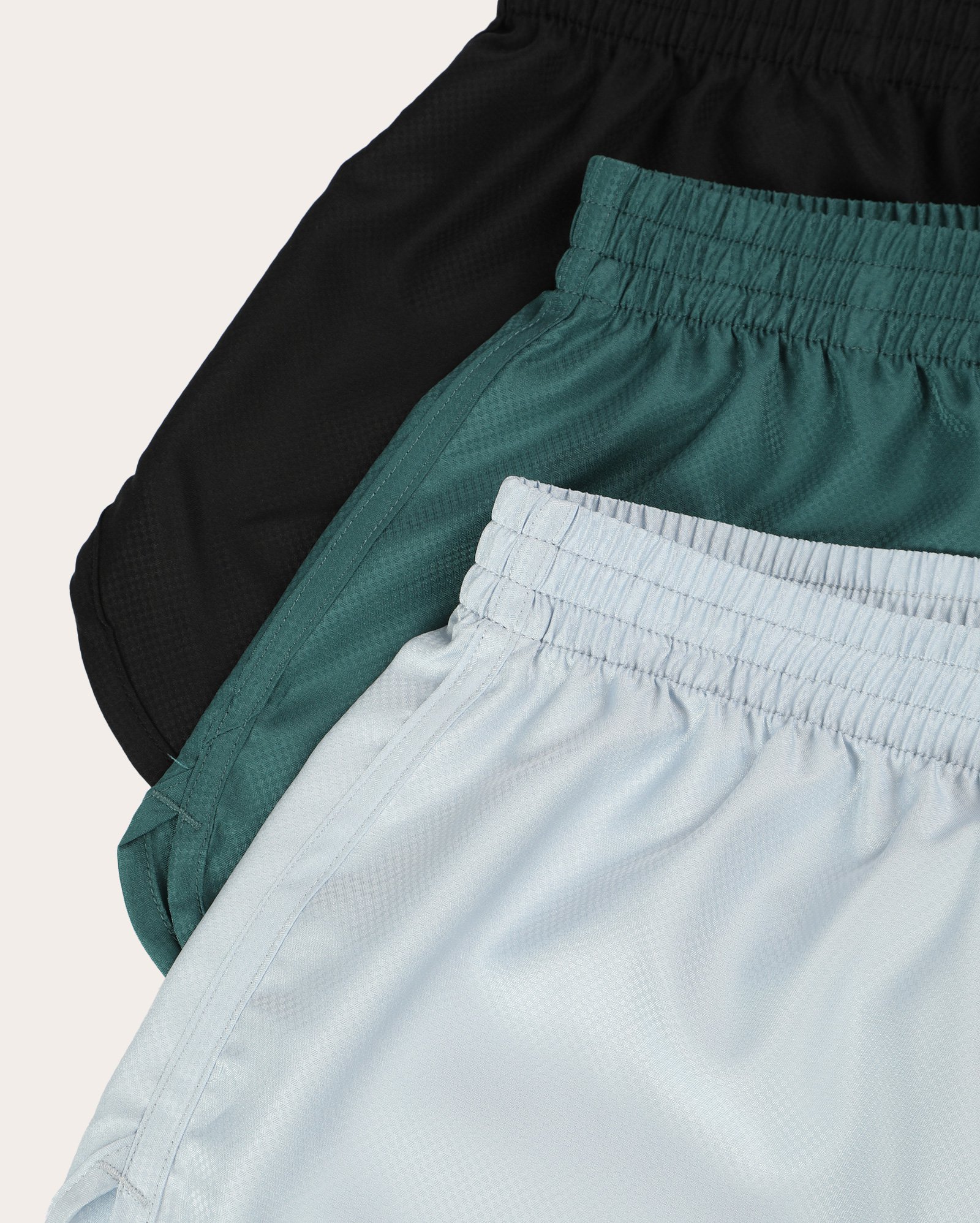 Kit short esportivo feminino 3 peças básico multicor | Body Work