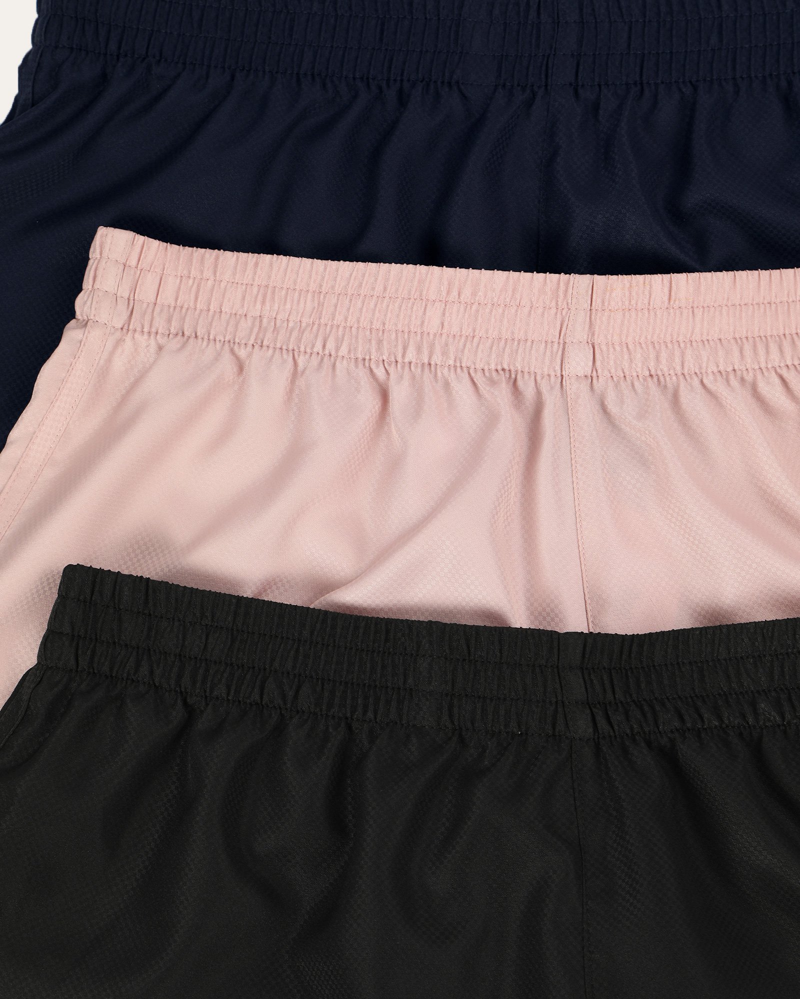 Kit short esportivo feminino 3 peças básico multicor | Body Work