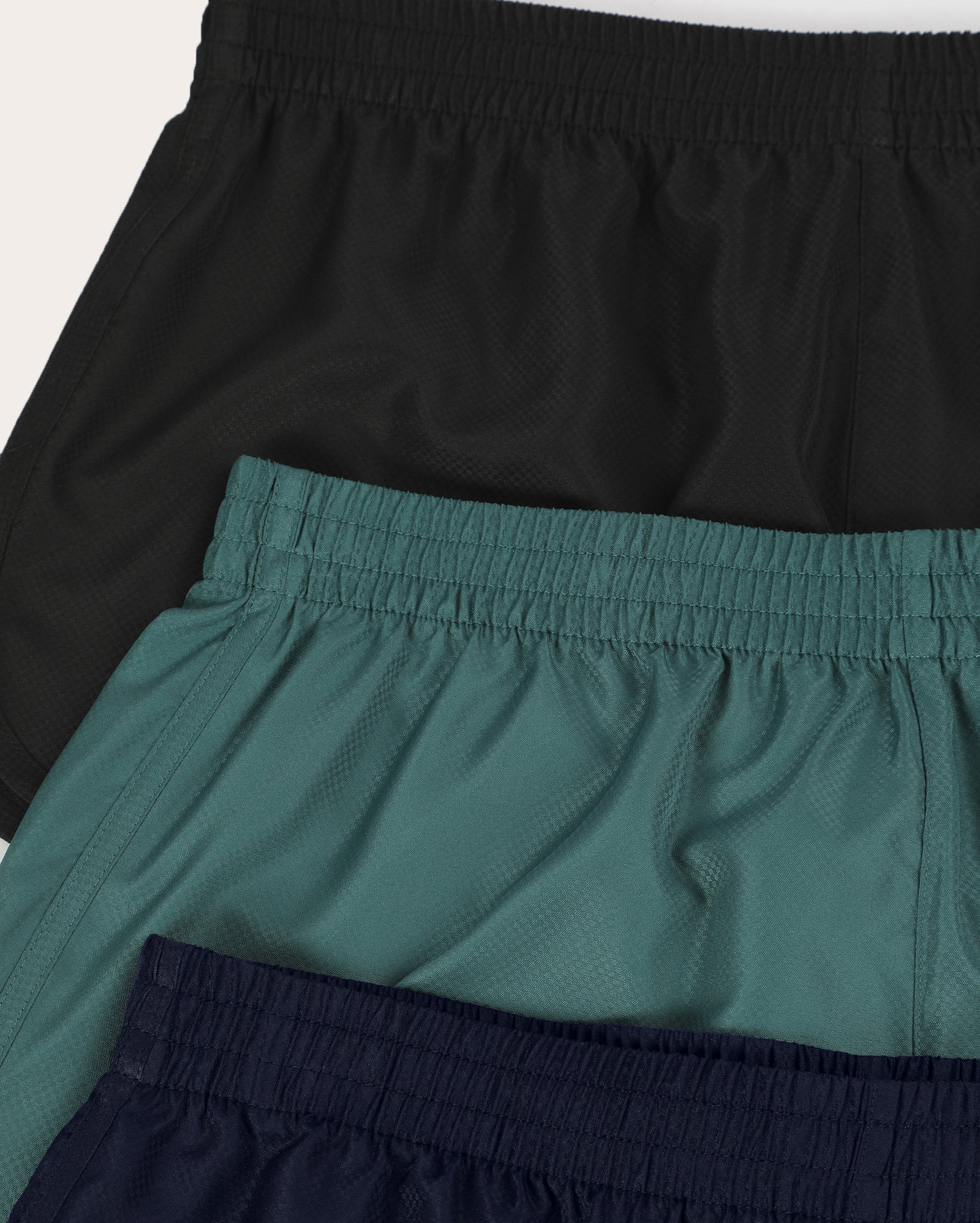 Kit short esportivo feminino 3 peças básico multicor | Body Work