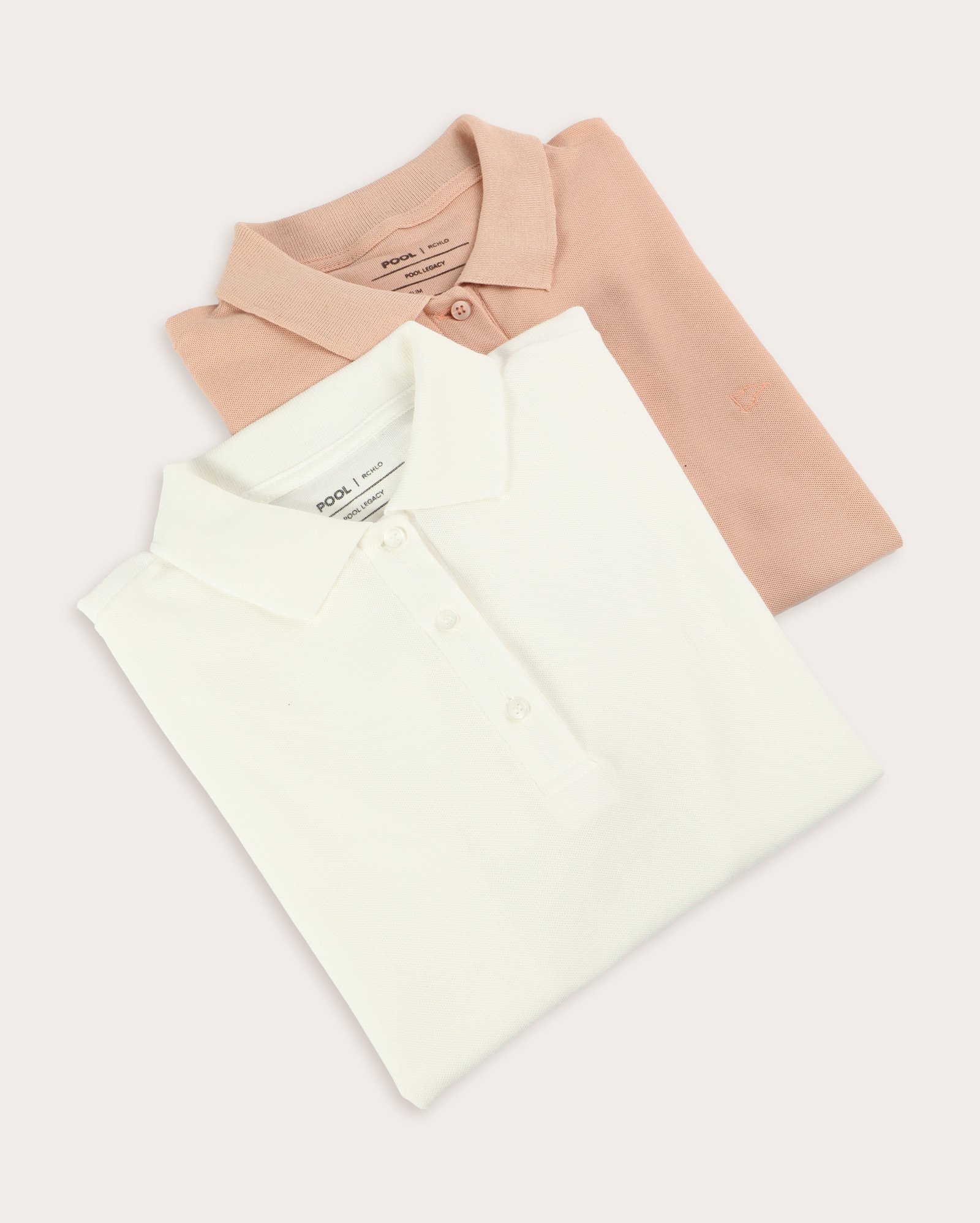 Kit camisa polo feminina 2 peças Pool Legacy slim logo multicor