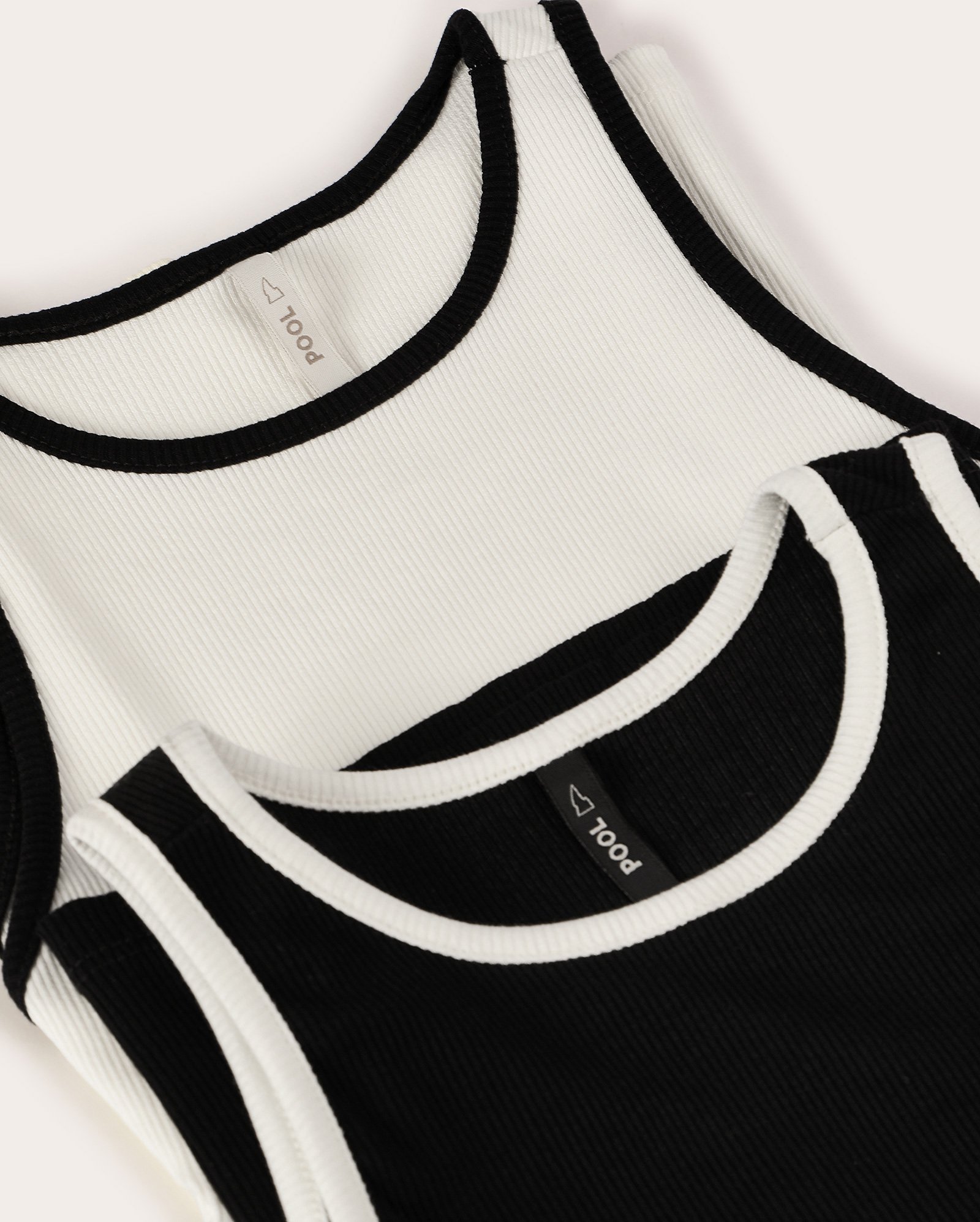 Kit regata feminina 2 peças Vivi canelada multicor