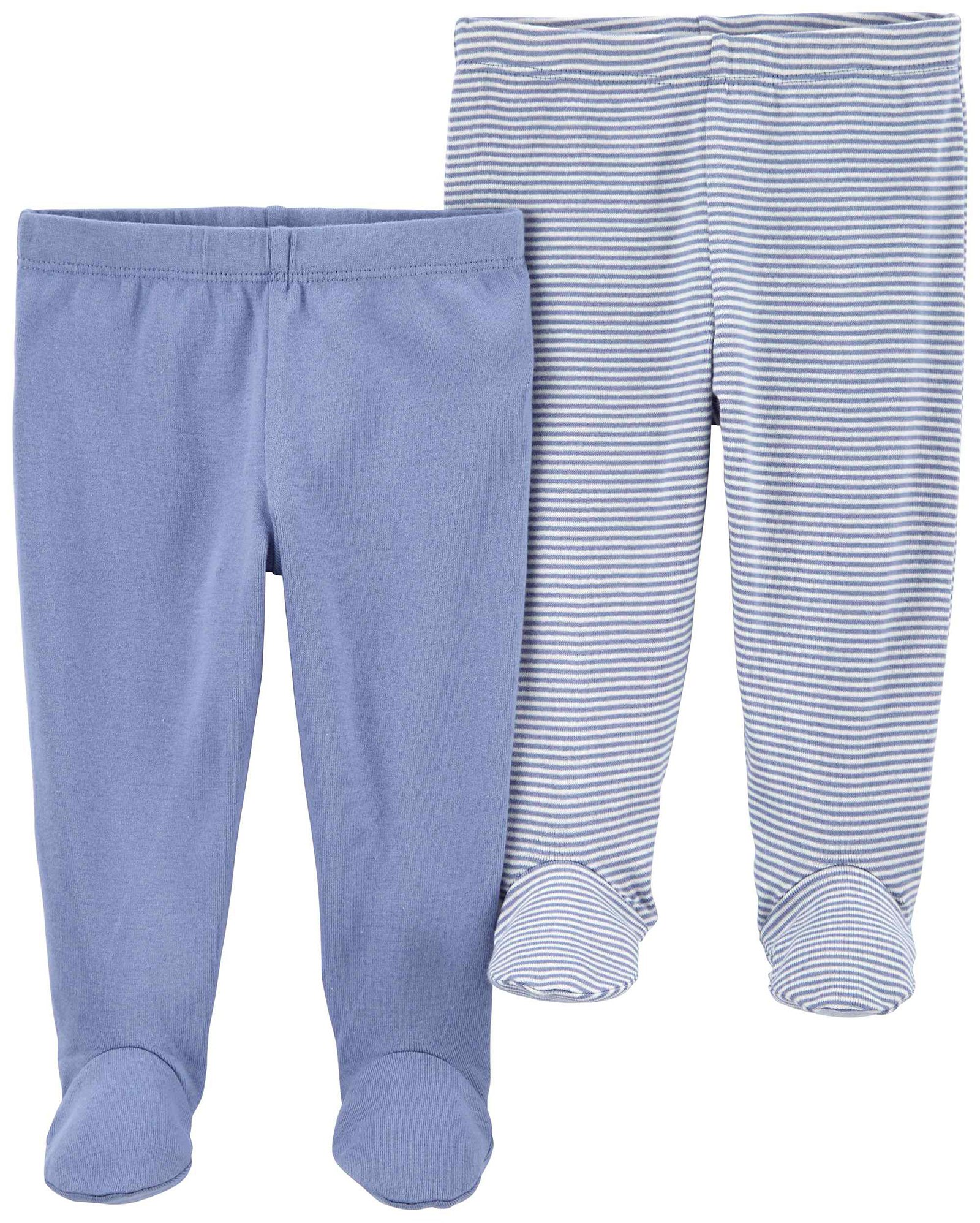 Enxoval bebê calça 4 peças com pezinho - multicor | Carter's