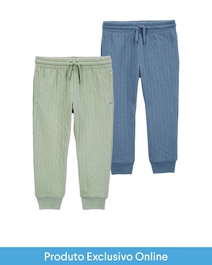 Enxoval bebê calça 2 peças matelassê - multicor | Carter's