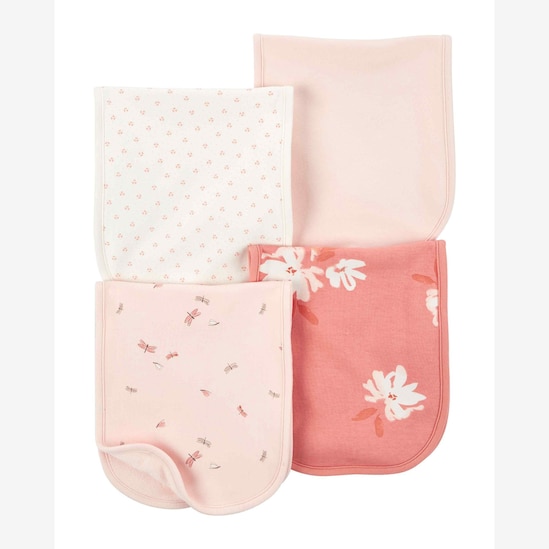 Enxoval bebê cobertor peluciado + kit paninho 4 peças + kit touca 2 peças + kit luva 3 pares + caixa de presente M multicor | Carter's