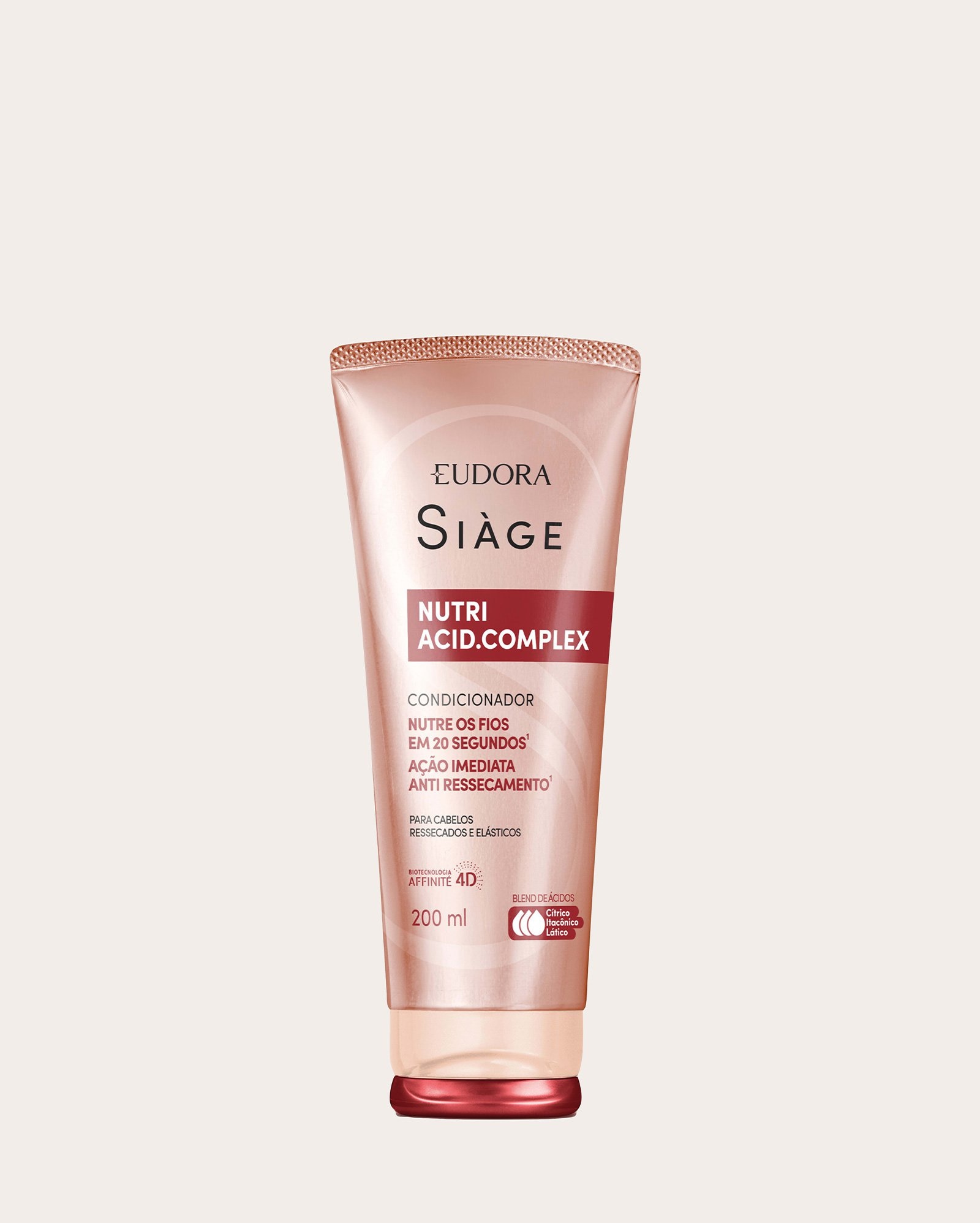 Kit shampoo 250ml + condicionador 200ml + máscara 250g + óleo capilar Nutri Acid.Complex 100ml | Eudora