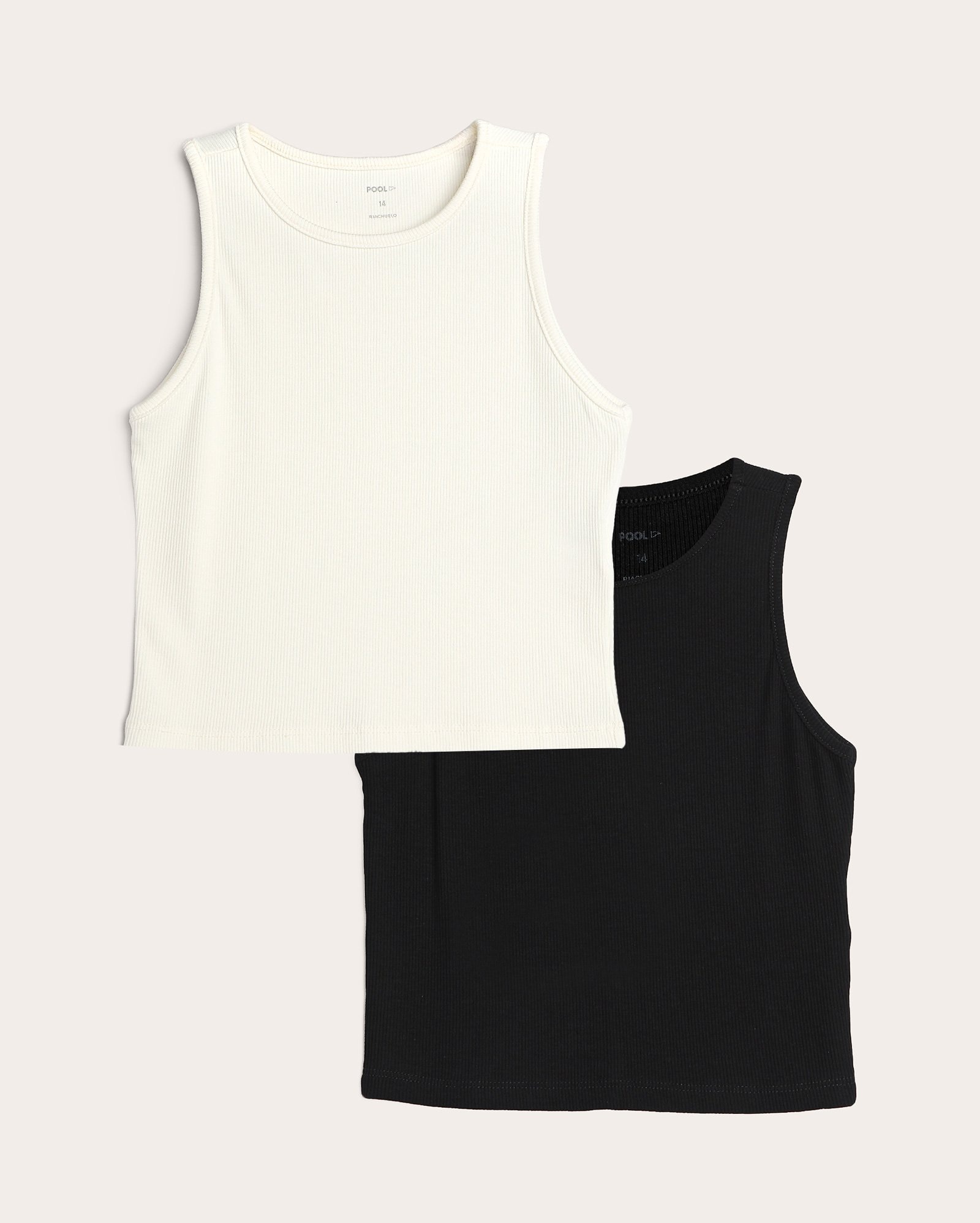 Kit regata cropped juvenil 2 peças Vivi canelada multicor