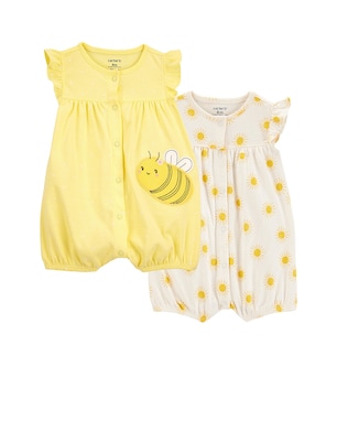 Enxoval bebê macaquinho 2 peças poá abelhinha sol - multicor | Carter's