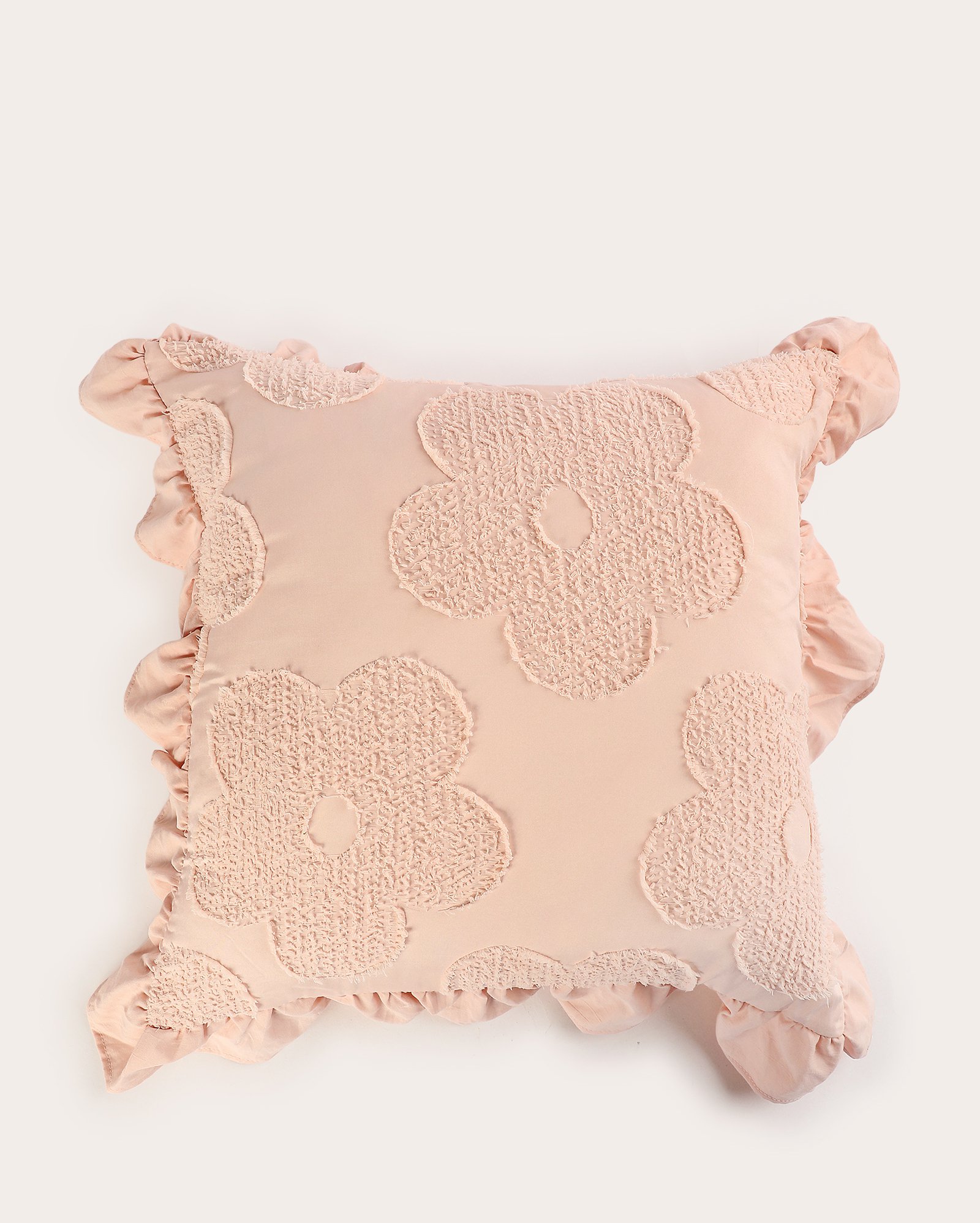 Kit colcha solteiro 2 peças + almofada floral 45x45cm rosa | Casa Riachuelo