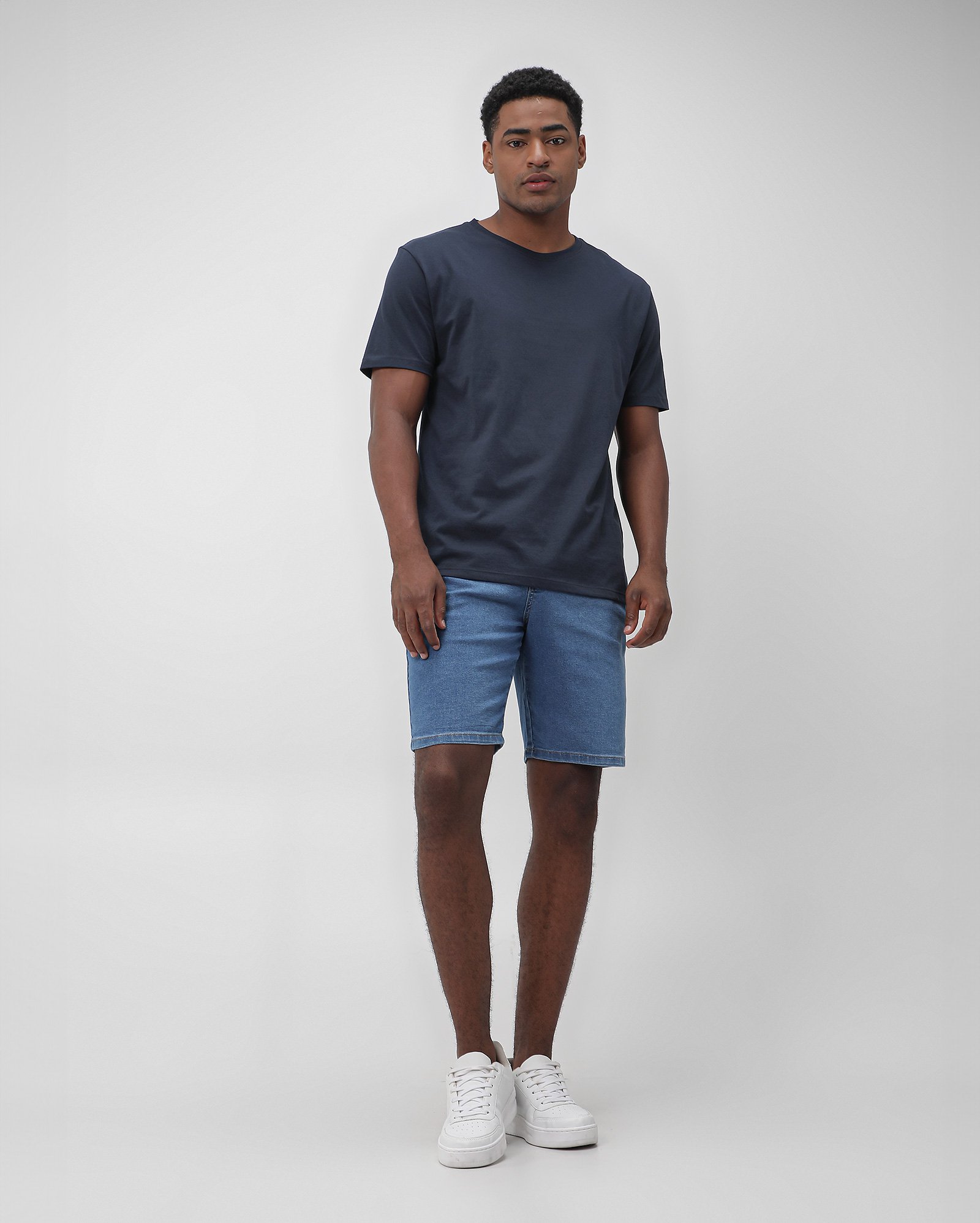 Kit bermuda jeans masculina 2 peças slim - multicor | Pool Jeans