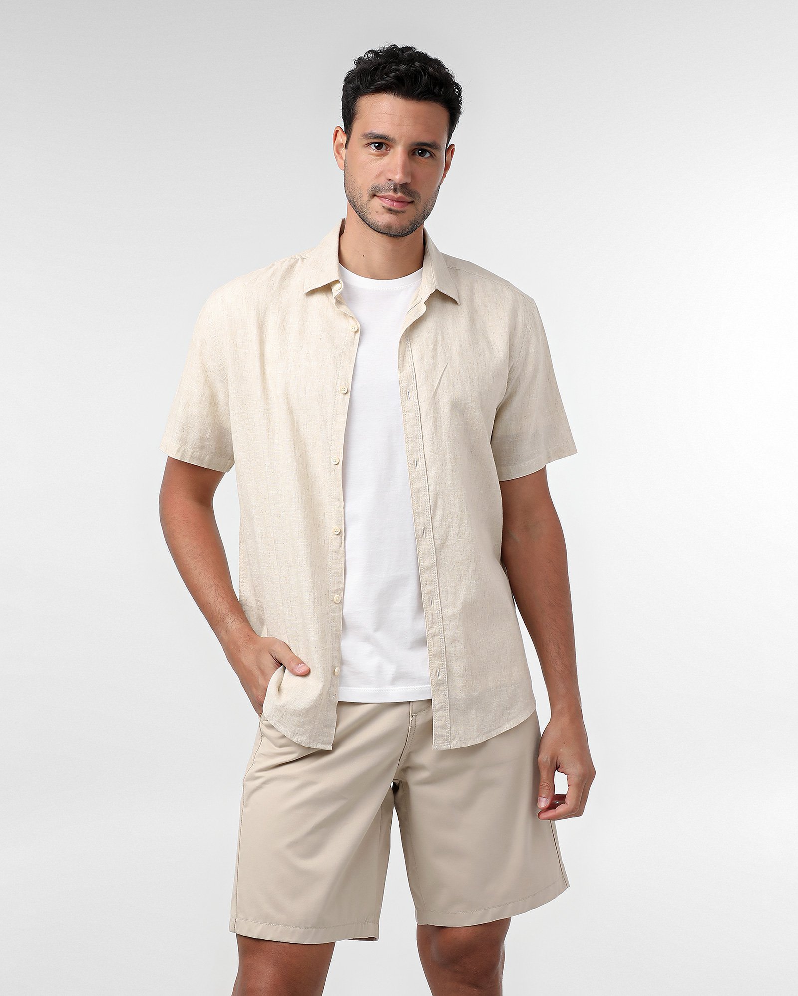Kit bermuda sarja masculina 2 peças reta chino - multicor | Pool Jeans