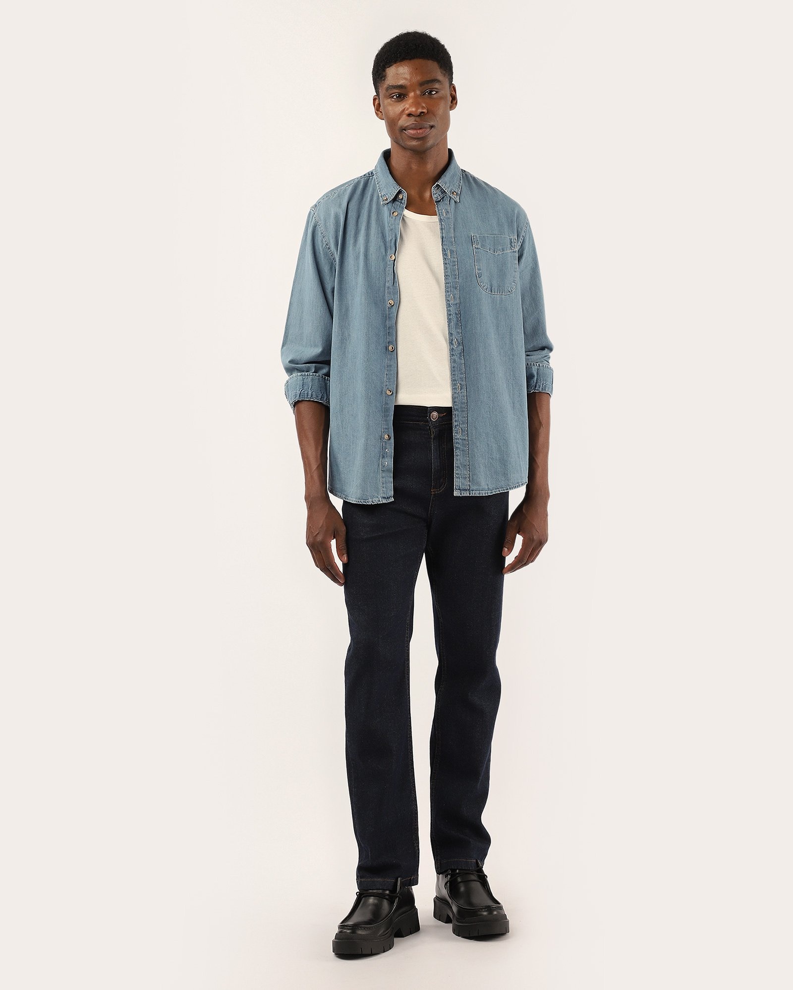 Kit calça jeans masculina 2 peças reta - multicor | Pool Jeans