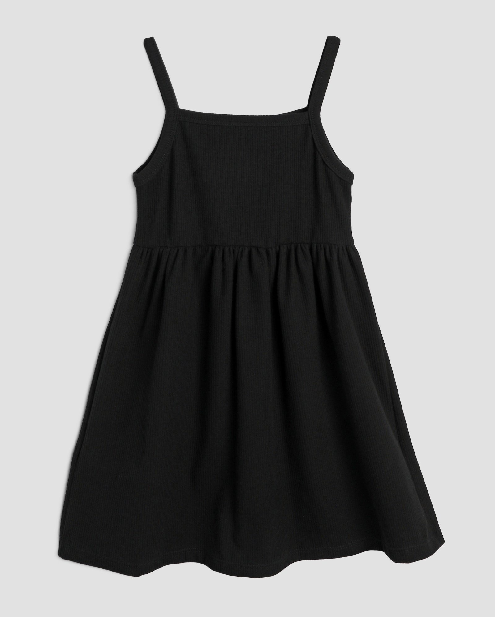 Kit vestido infantil 2 peças godê canelado 4-10A - multicor