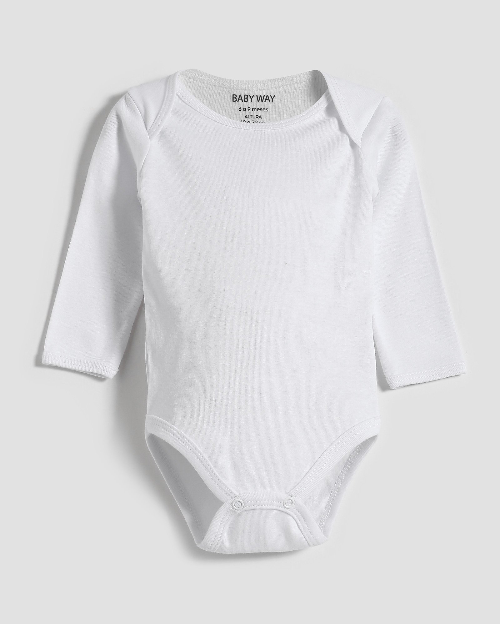 Envoval bebê body 3 peças mangas longas - multicor