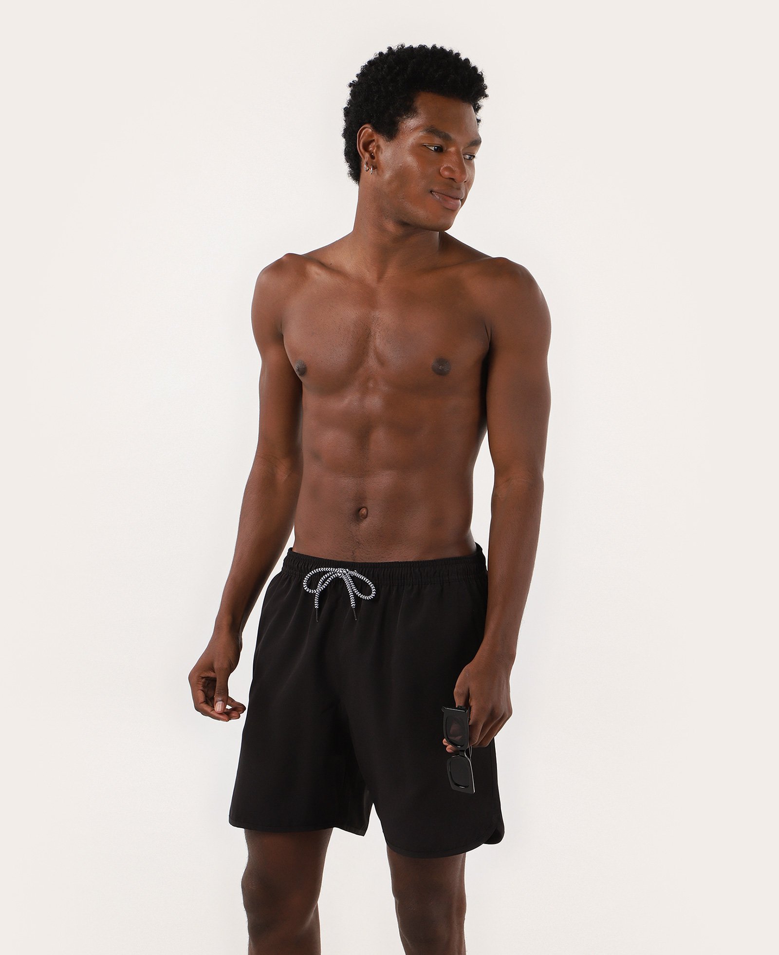 Kit short água masculino 2 peças cós elástico - multicor