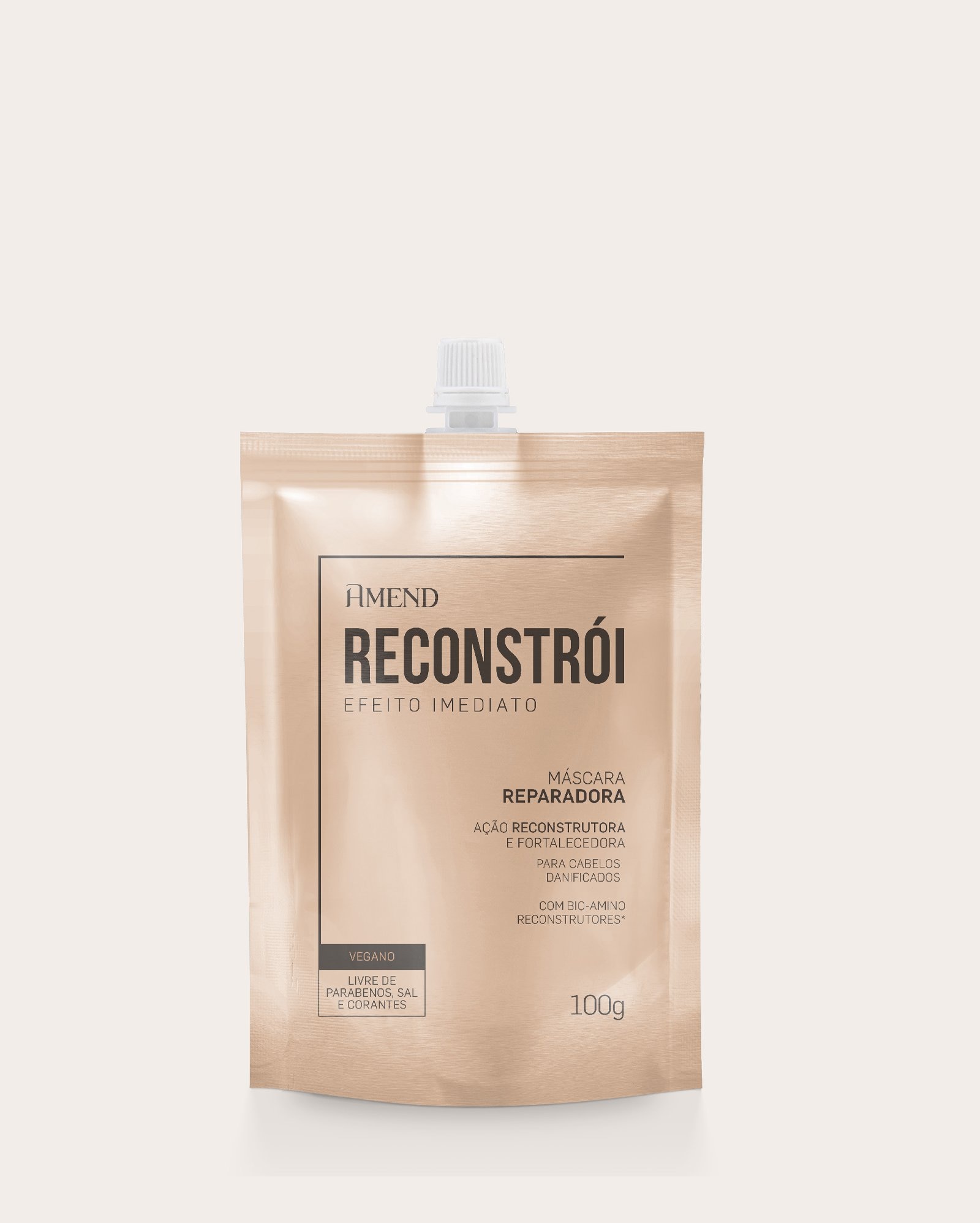 Kit máscara capilar 3 itens hidratação nutrição reconstrução 100ml cada | Amend