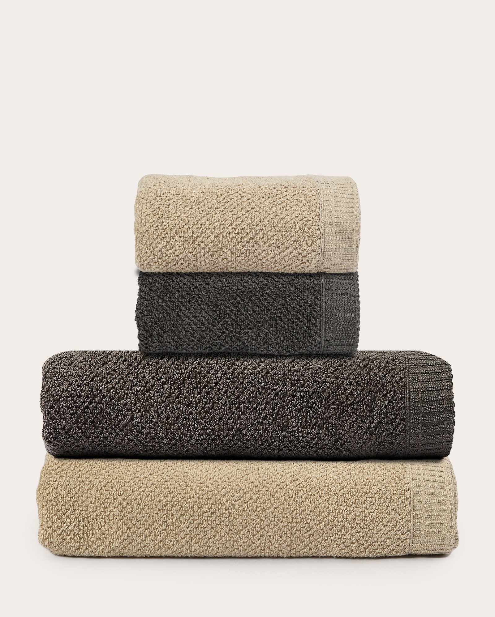 Kit toalha de banho 2 peças + toalha de rosto 2 peças Brenda extra soft - multicor | Buddemeyer
