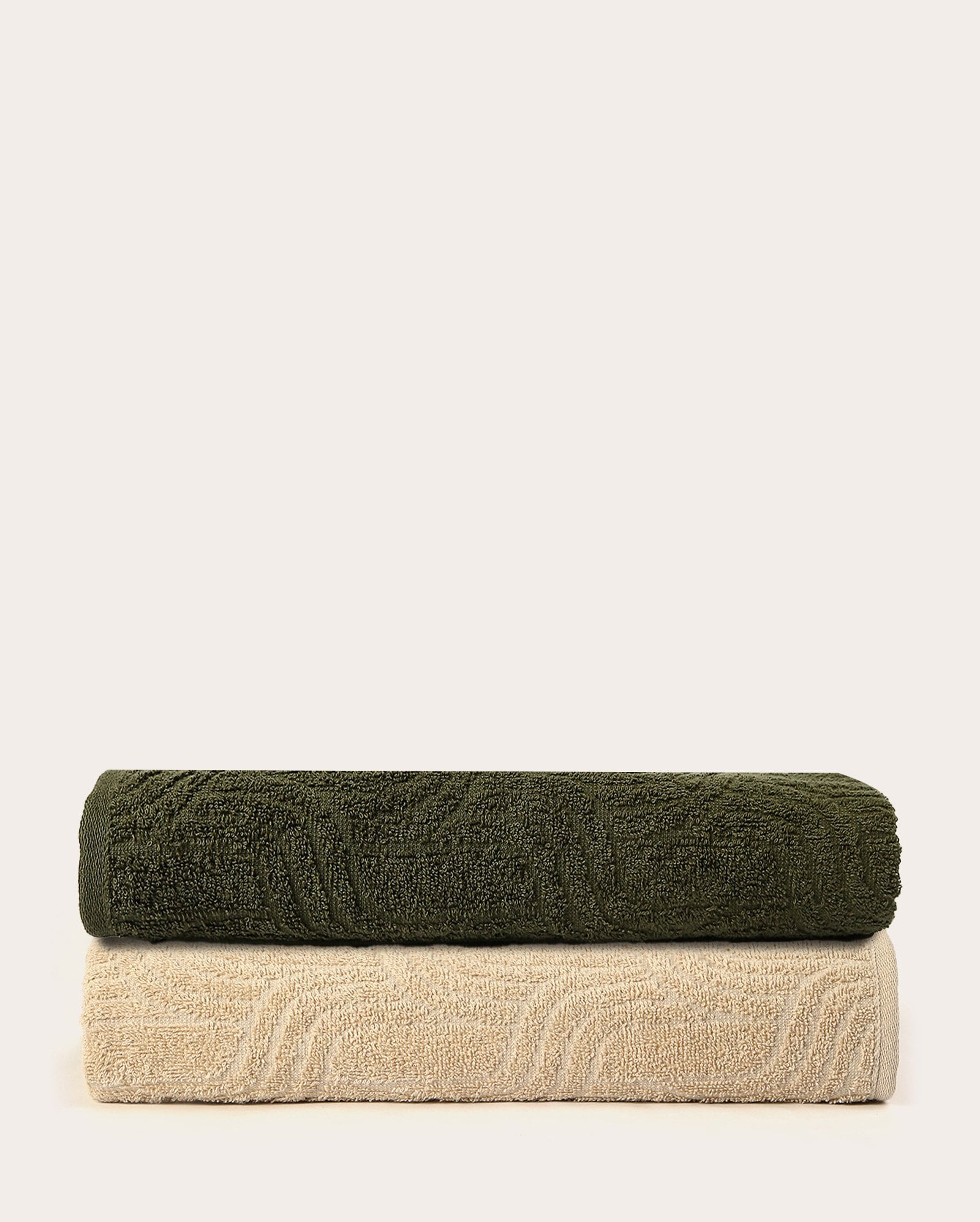 Kit toalha de banho 2 peças com textura Keljacq - multicor | Karsten