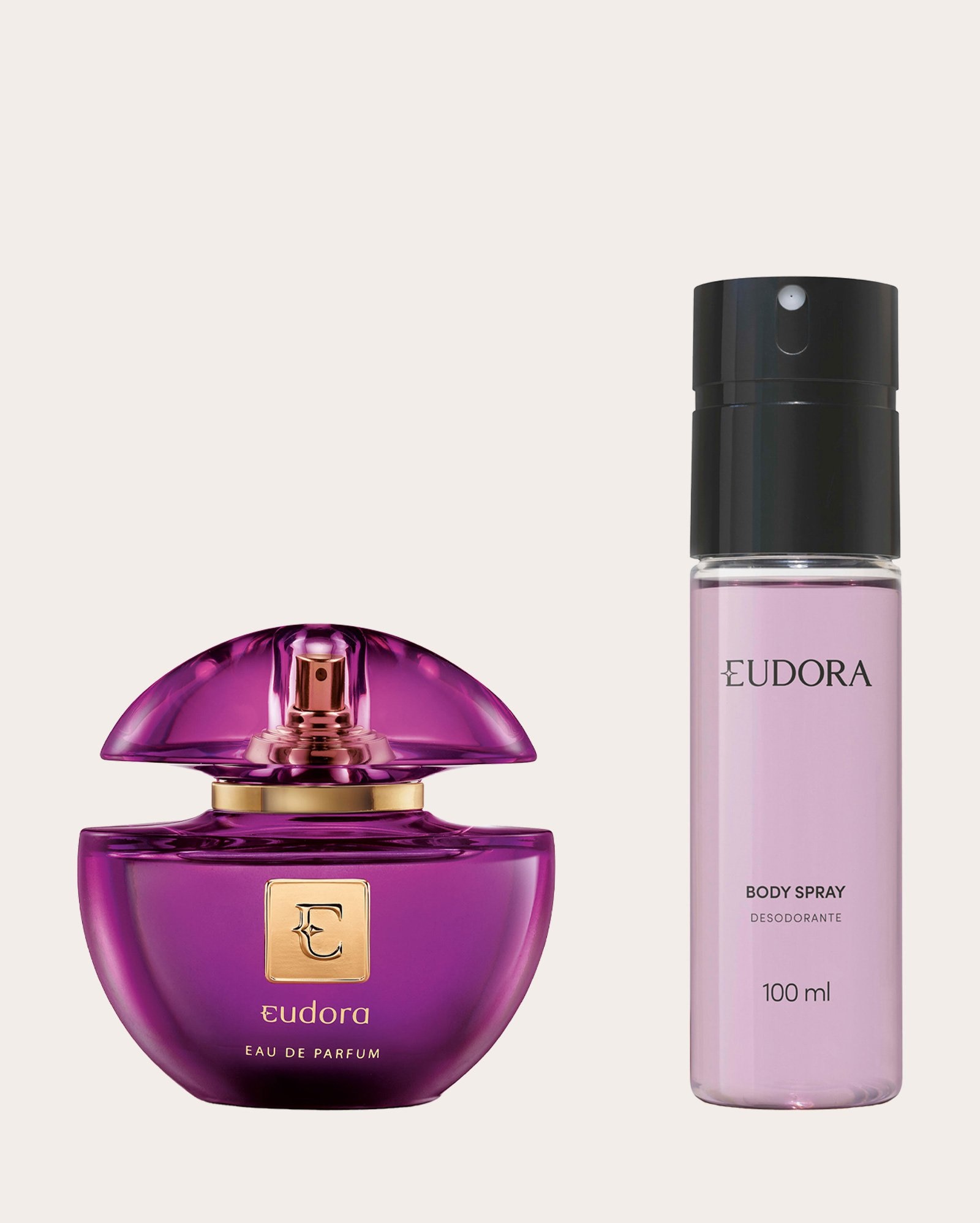 Kit perfume feminino EDP 75ml + body splash desodorante 100ml | Eudora