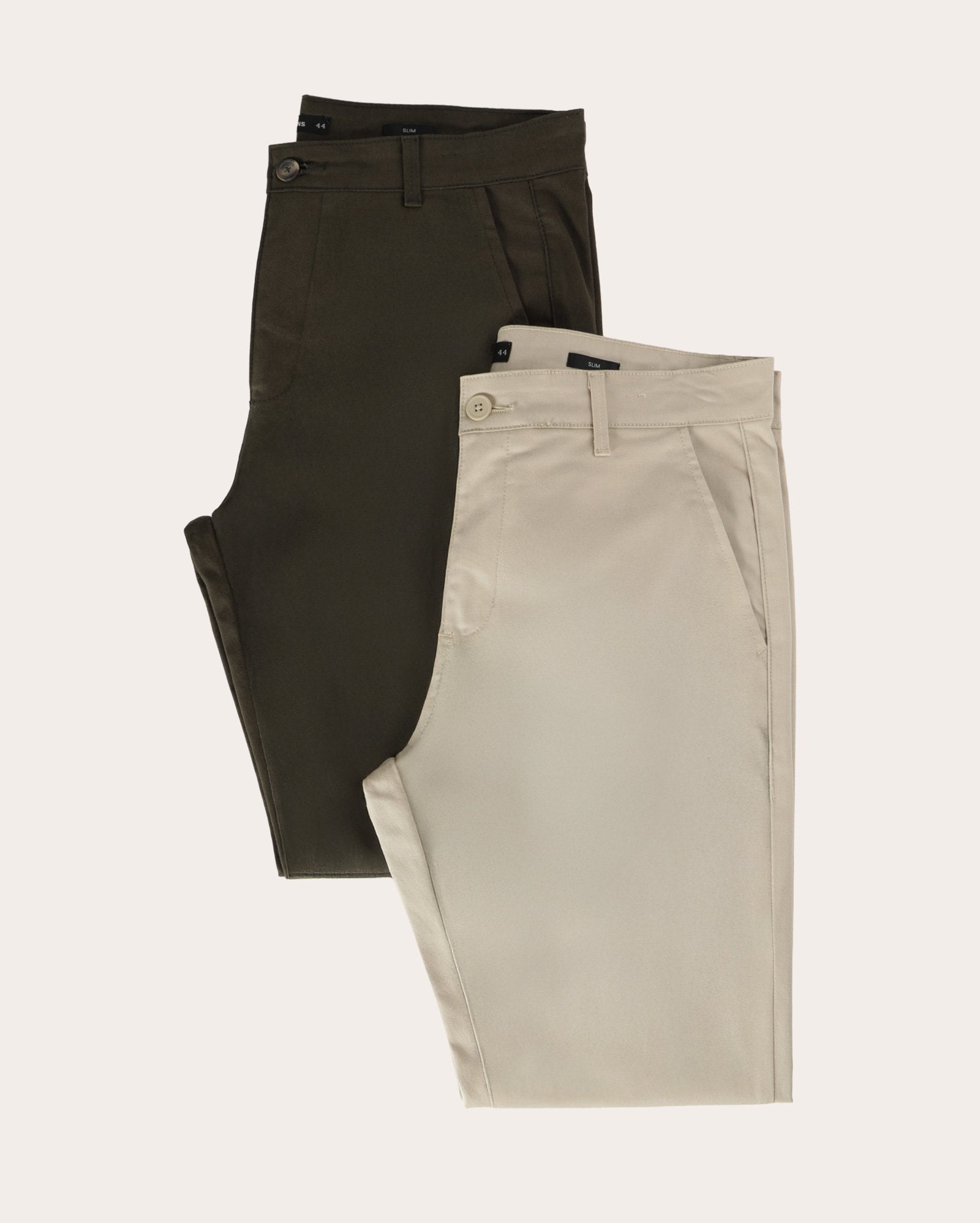 Kit calça sarja masculina 2 peças slim chino - multicor | Pool Jeans