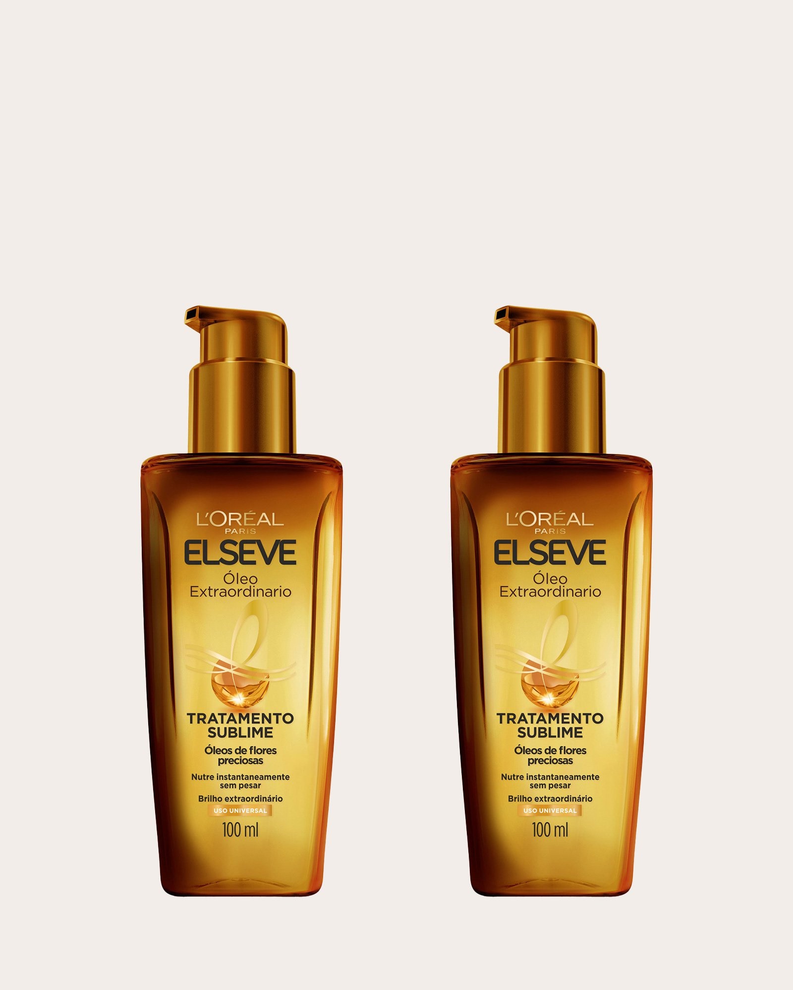 Kit óleo capilar 2 itens Elseve Extraordinário Reconstrutor 200ml | Loreal Paris