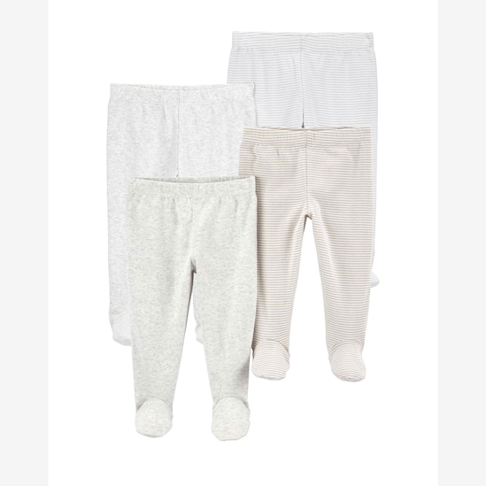 Enxoval bebê calça 4 peças mescla listrado - multicor | Carter's