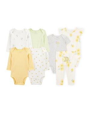 Enxoval bebê conjunto longo 7 peças abelinha - multicor | Carter's