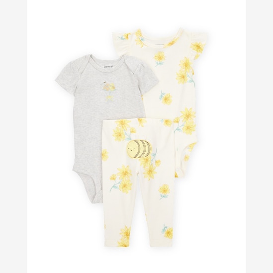 Enxoval bebê conjunto longo 7 peças abelinha - multicor | Carter's