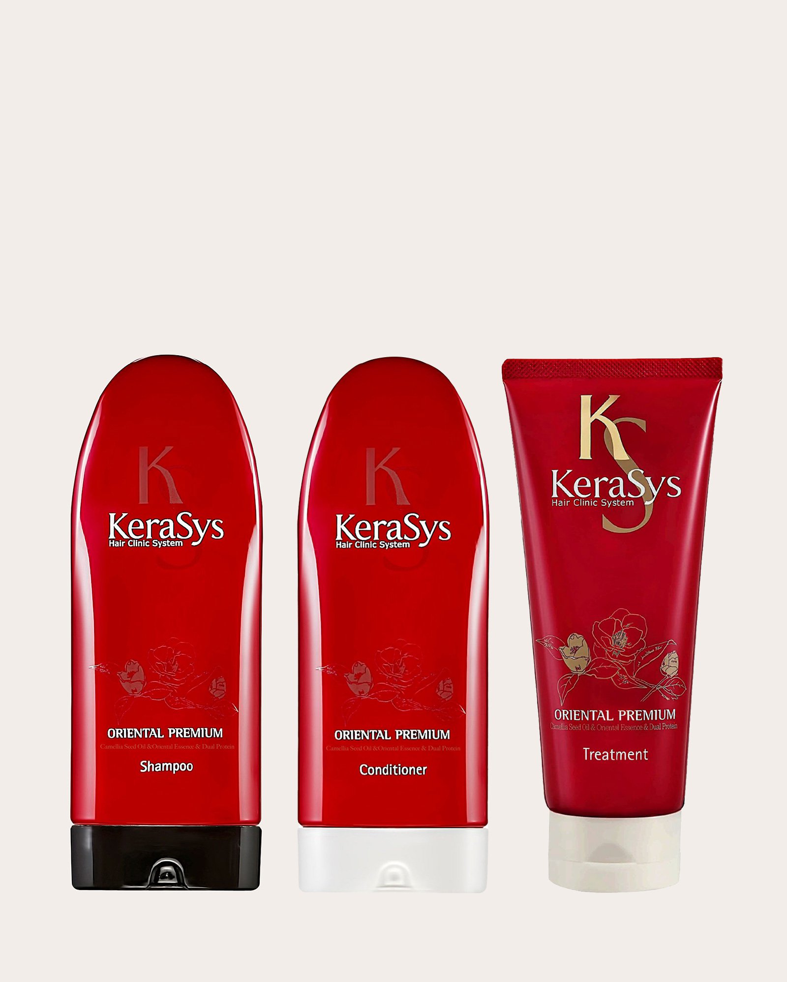 Kit shampoo 200g + condicionador 200ml + máscara capilar Oriental Premium 200ml | Kerasys