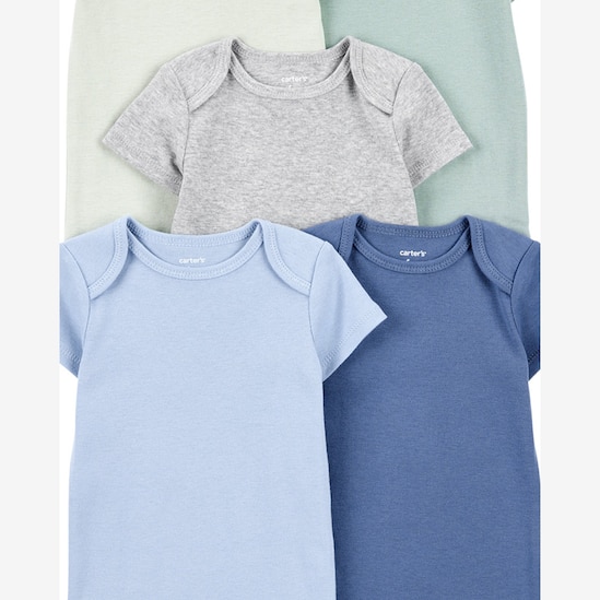 Enxoval bebê body 5 peças + calça 4 peças com laço - multicor | Carter's