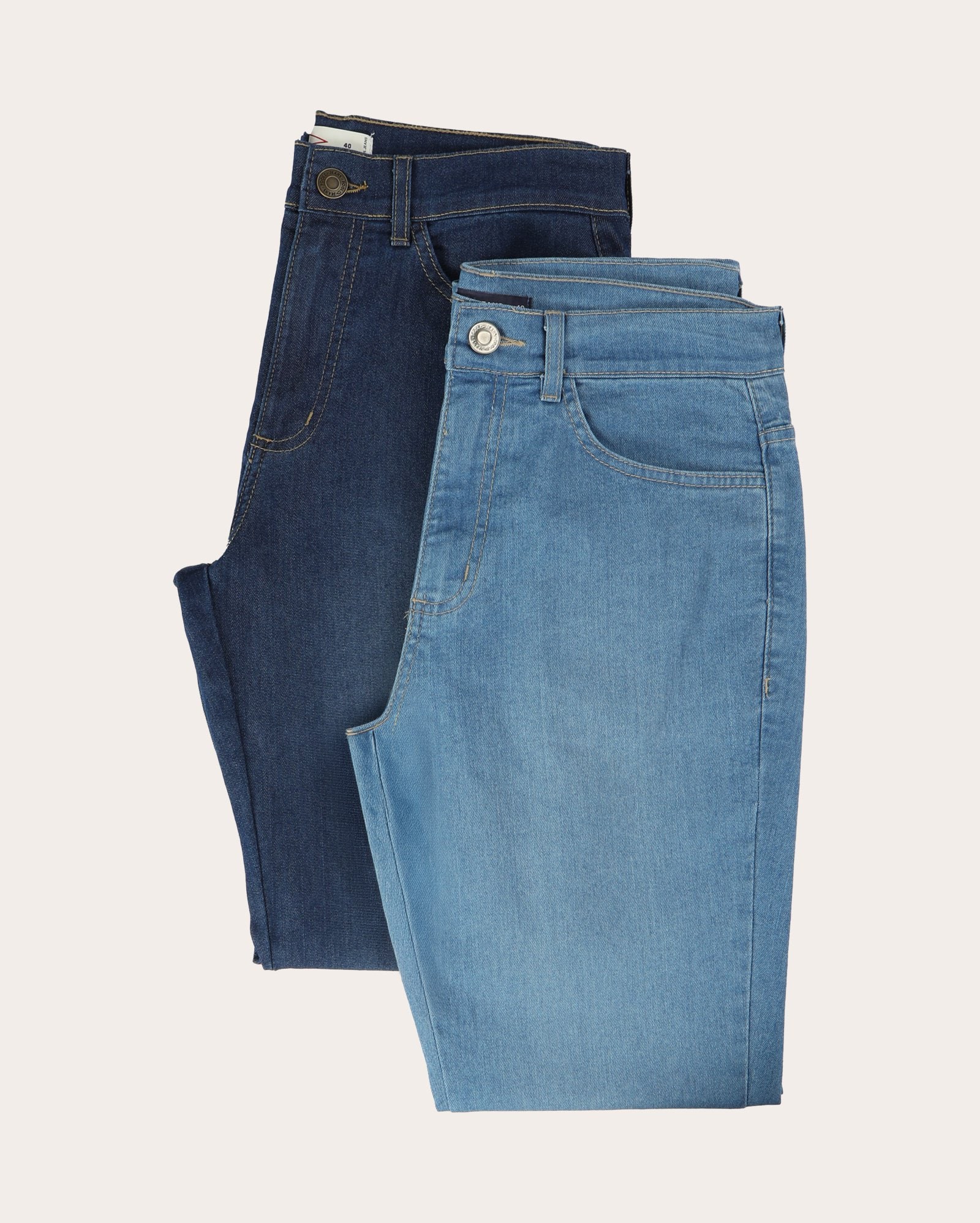 Kit calça jeans masculina 2 peças slim - multicor | Pool Jeans