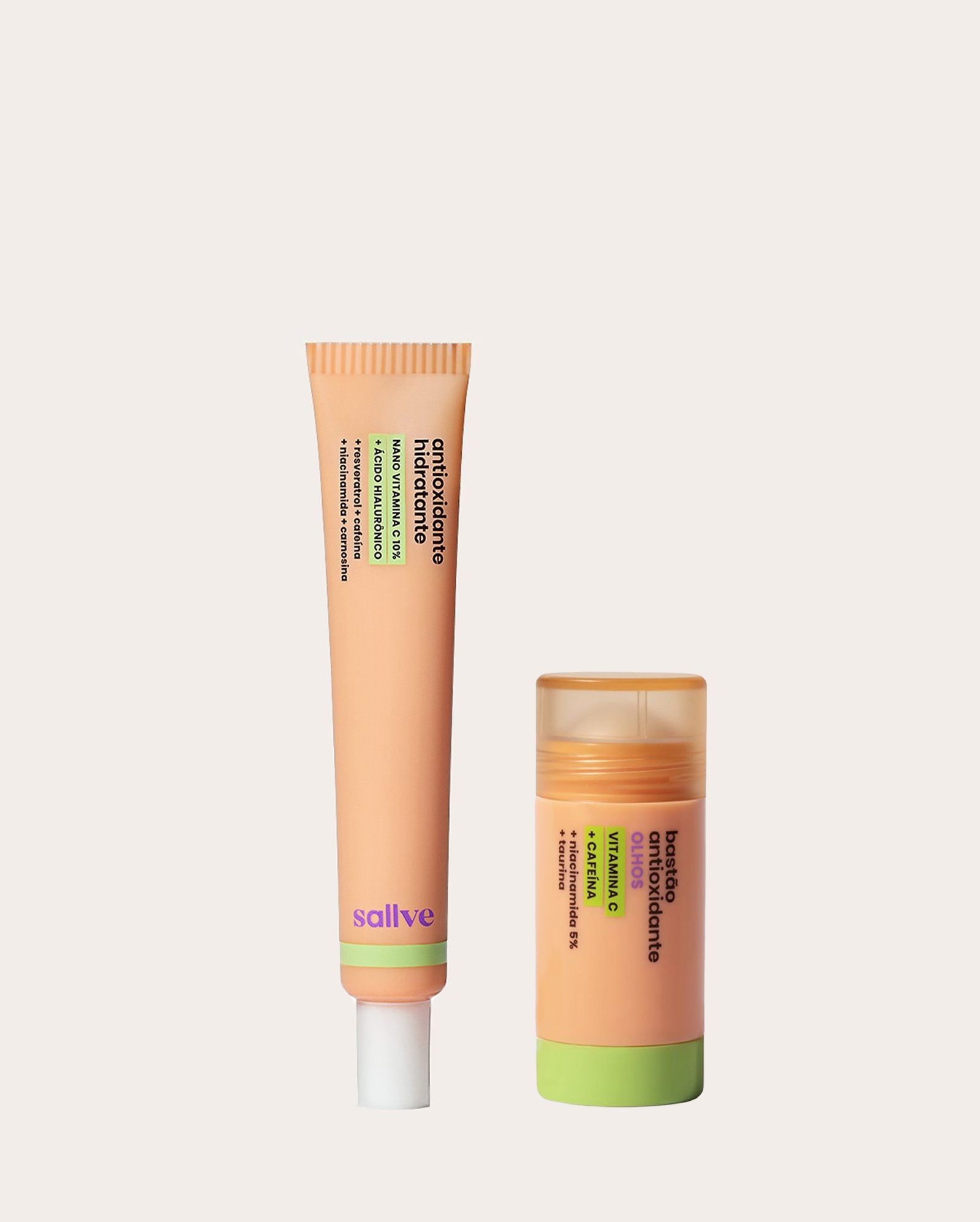 Kit vitaminca C 35g + bastão antiolheiras 10g | Sallve