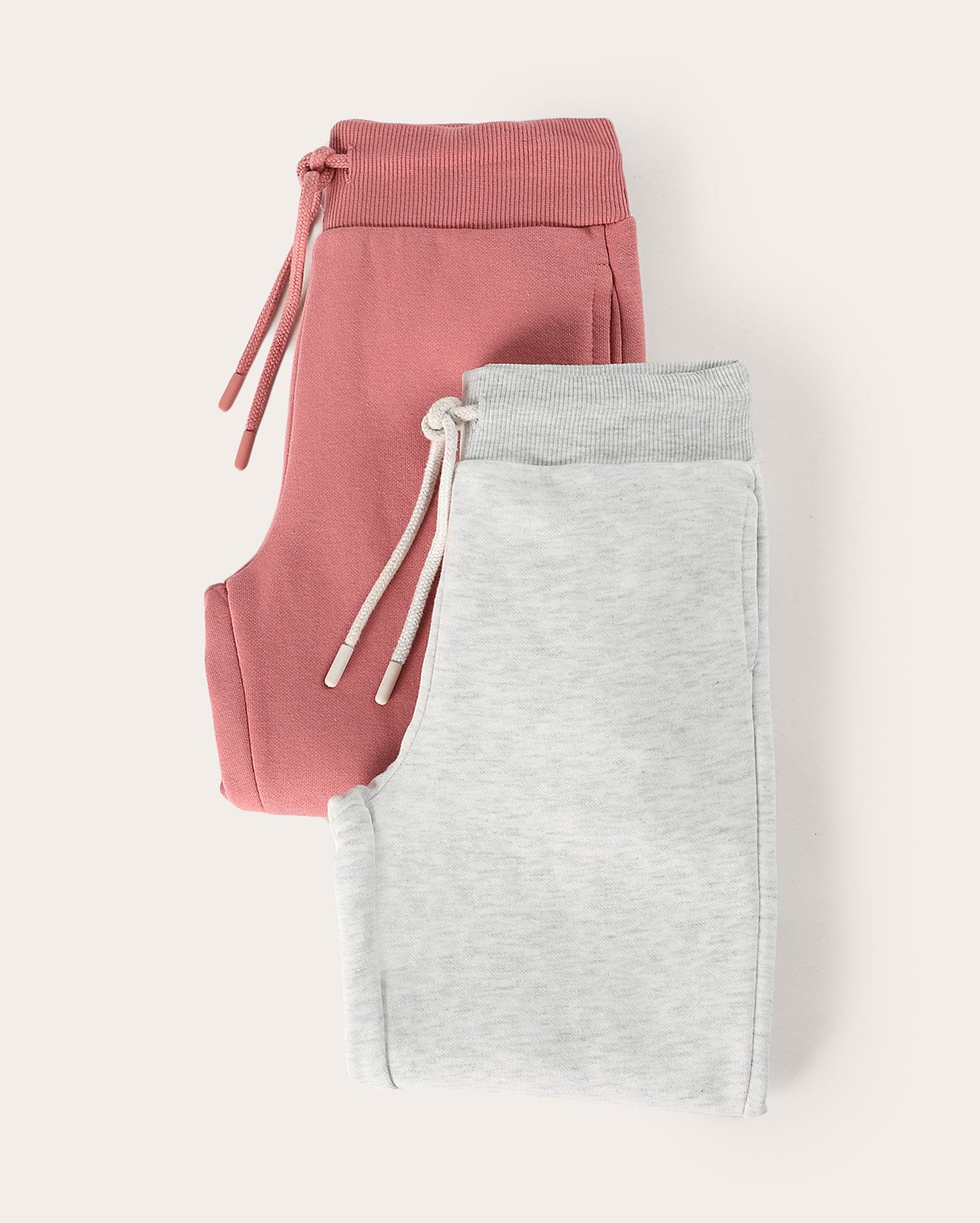 Kit calça de moletom infantil 2 peças com felpa 1-6A - multicor