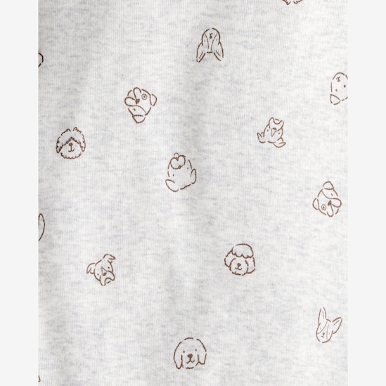 Enxoval bebê conjunto longo 3 peças cachorrinho + caixa de presente M - multicor | Carter's