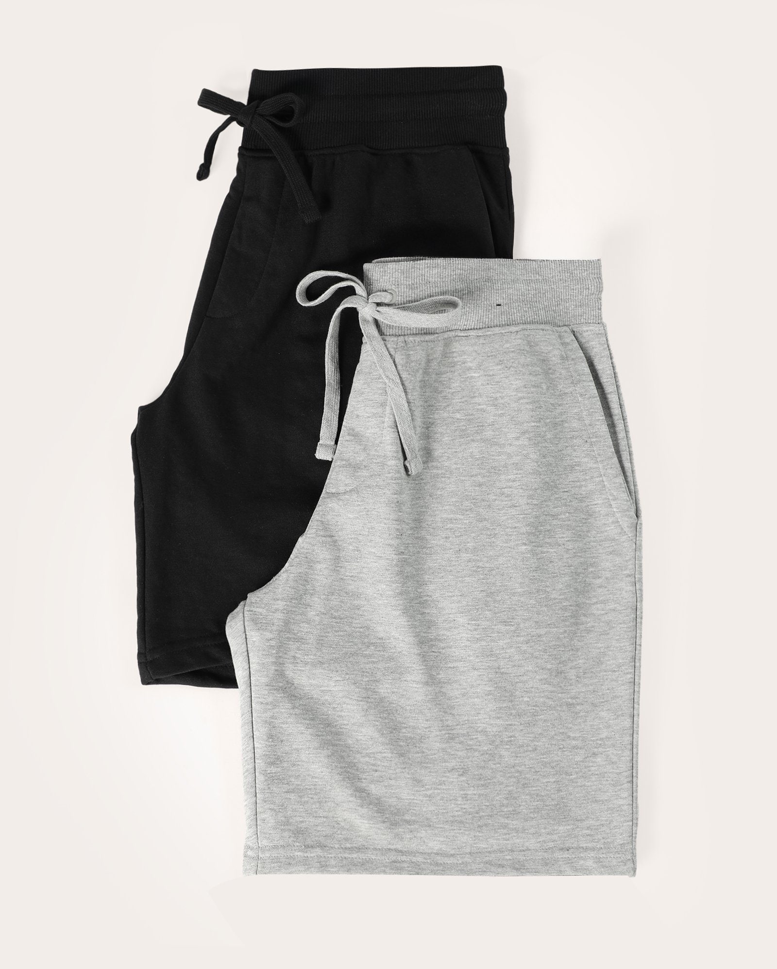 Kit bermuda de moletom masculina 2 peças regular - multicor
