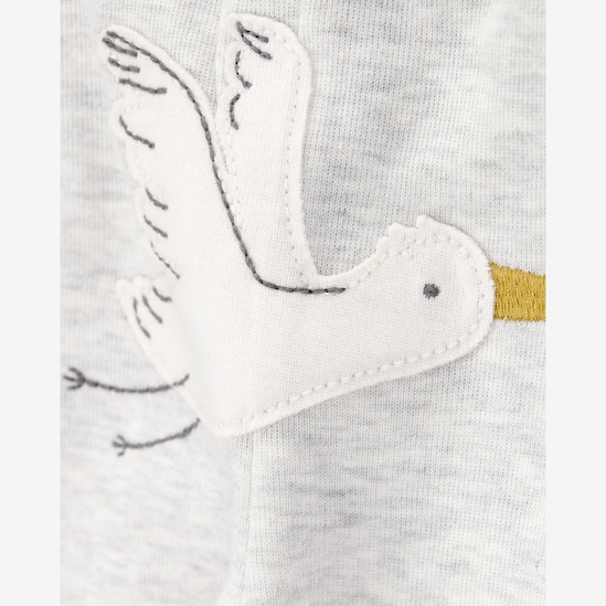 Enxoval bebê conjunto longo 3 peças + paninho de boca 4 peças + caixa de presente M - multicor | Carter's