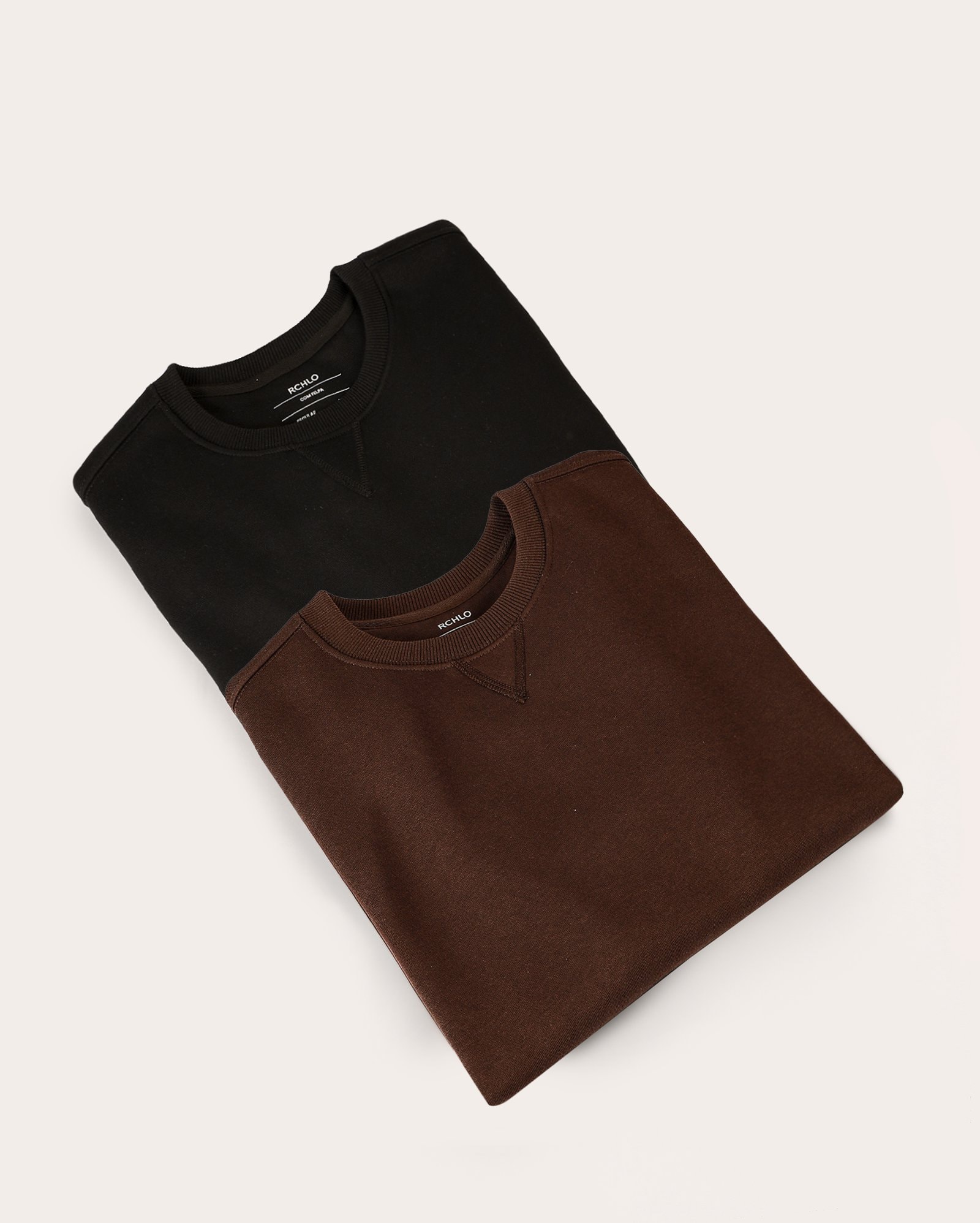 Kit moletom masculino 2 peças regular básico - multicor