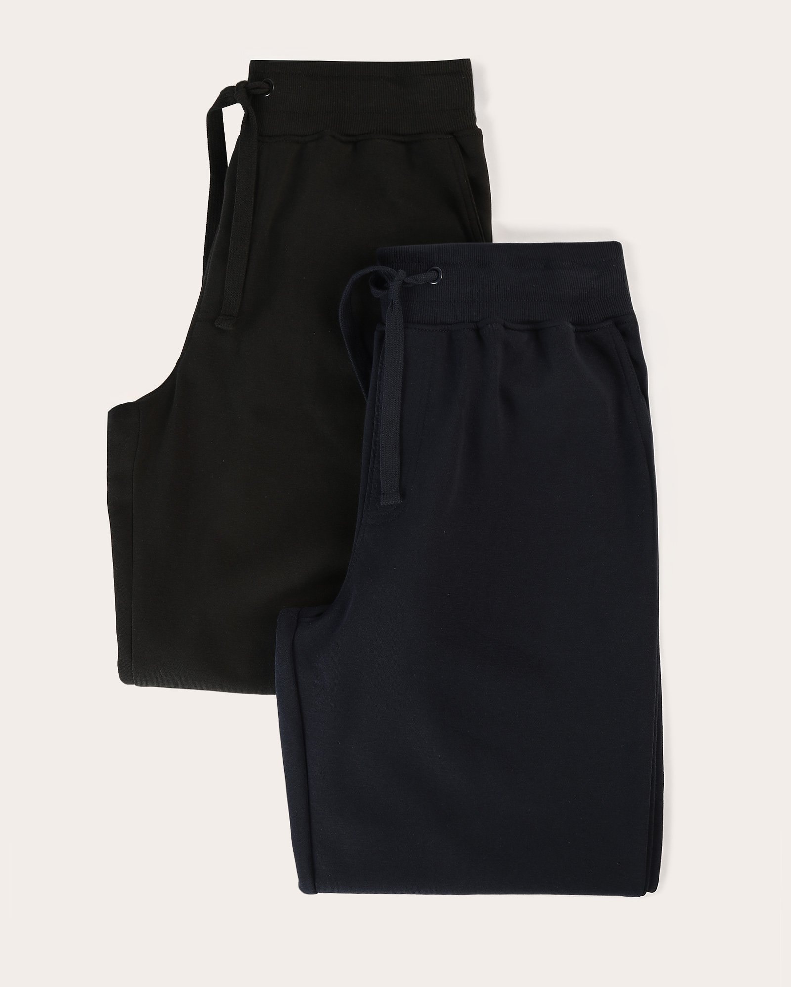 Kit calça de moletom masculina 2 peças jogger sem felpa - multicor