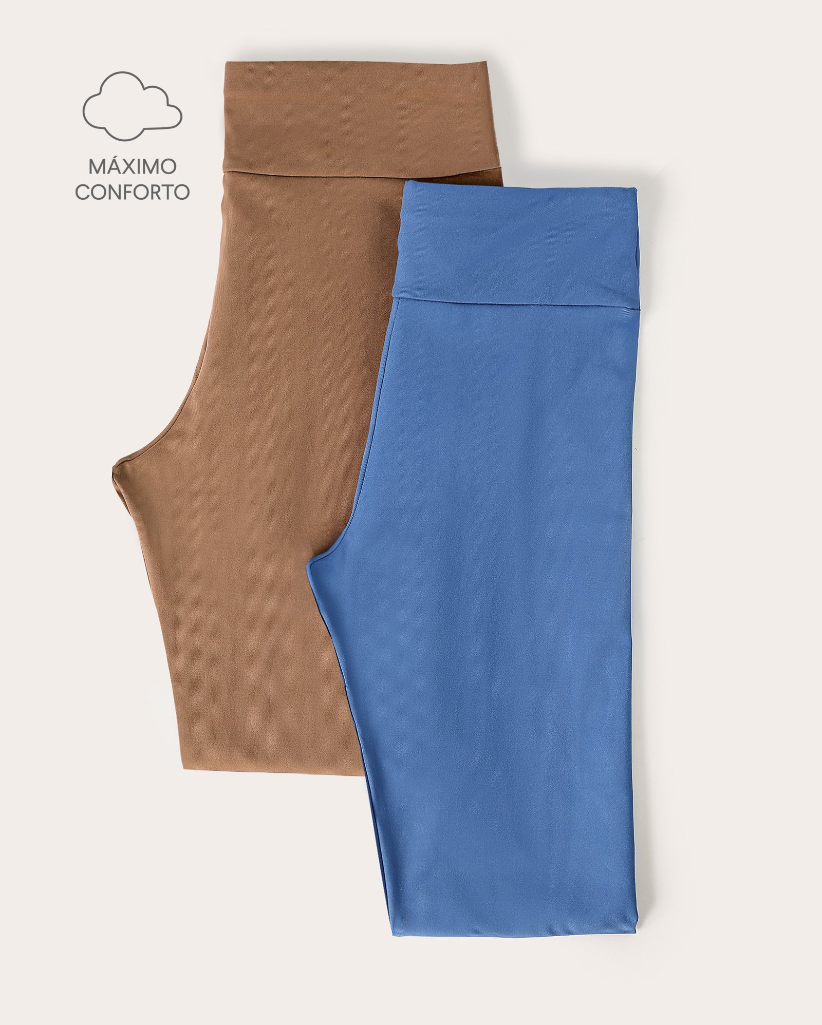 Kit legging esportiva 2 peças com poliamida - multicor | Body Work