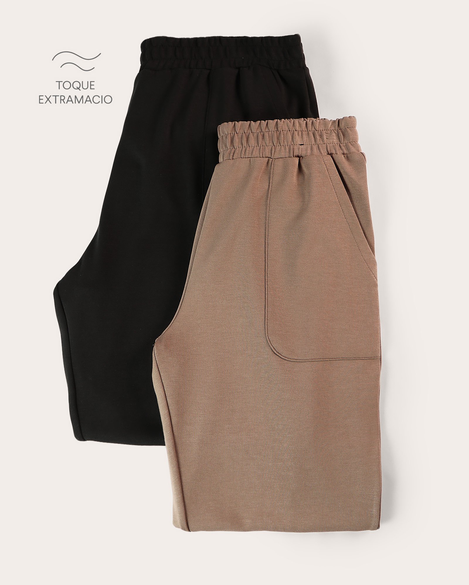Kit calça esportiva feminina 2 peças jogger soft scuba - multicor | Body Work