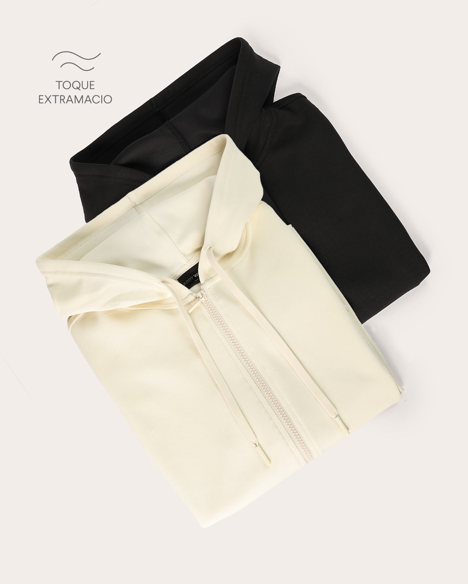 Kit jaqueta esportiva feminina 2 peças soft scuba com zíper - multicor | Body Work