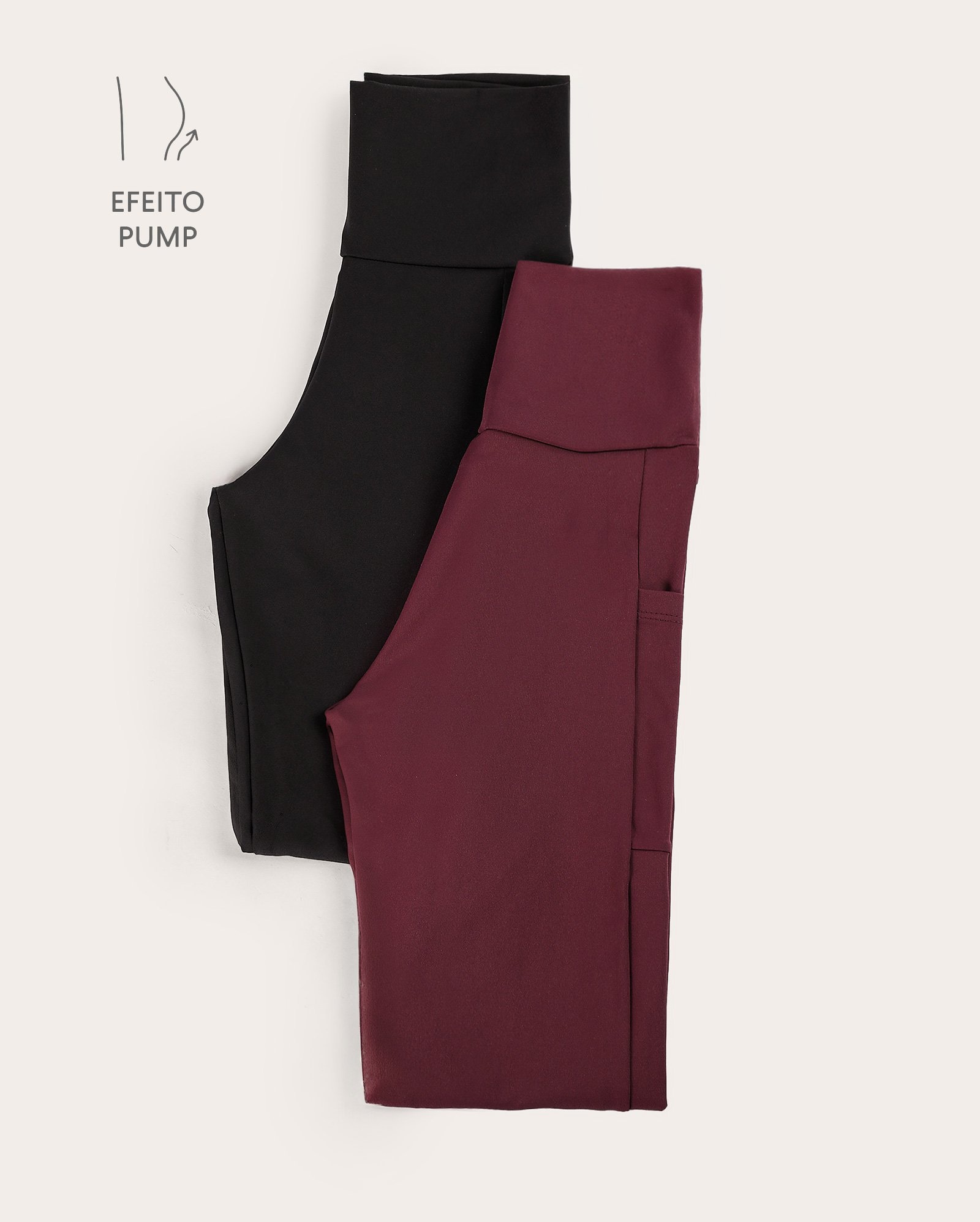 Kit legging esportiva 2 peças PumpSync - multicor | Body Work