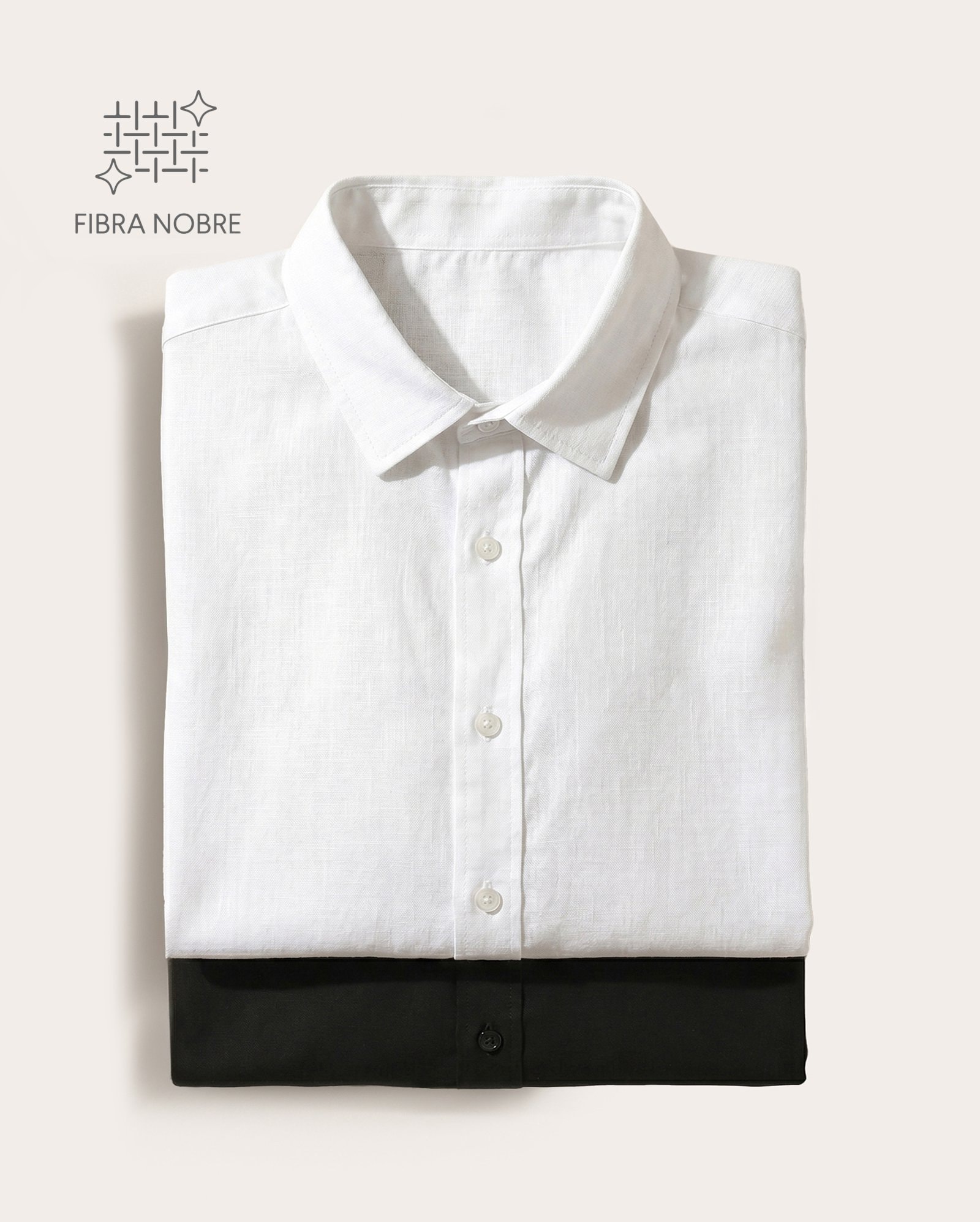 Kit camisa plus size masculina 2 peças com linho - multicor