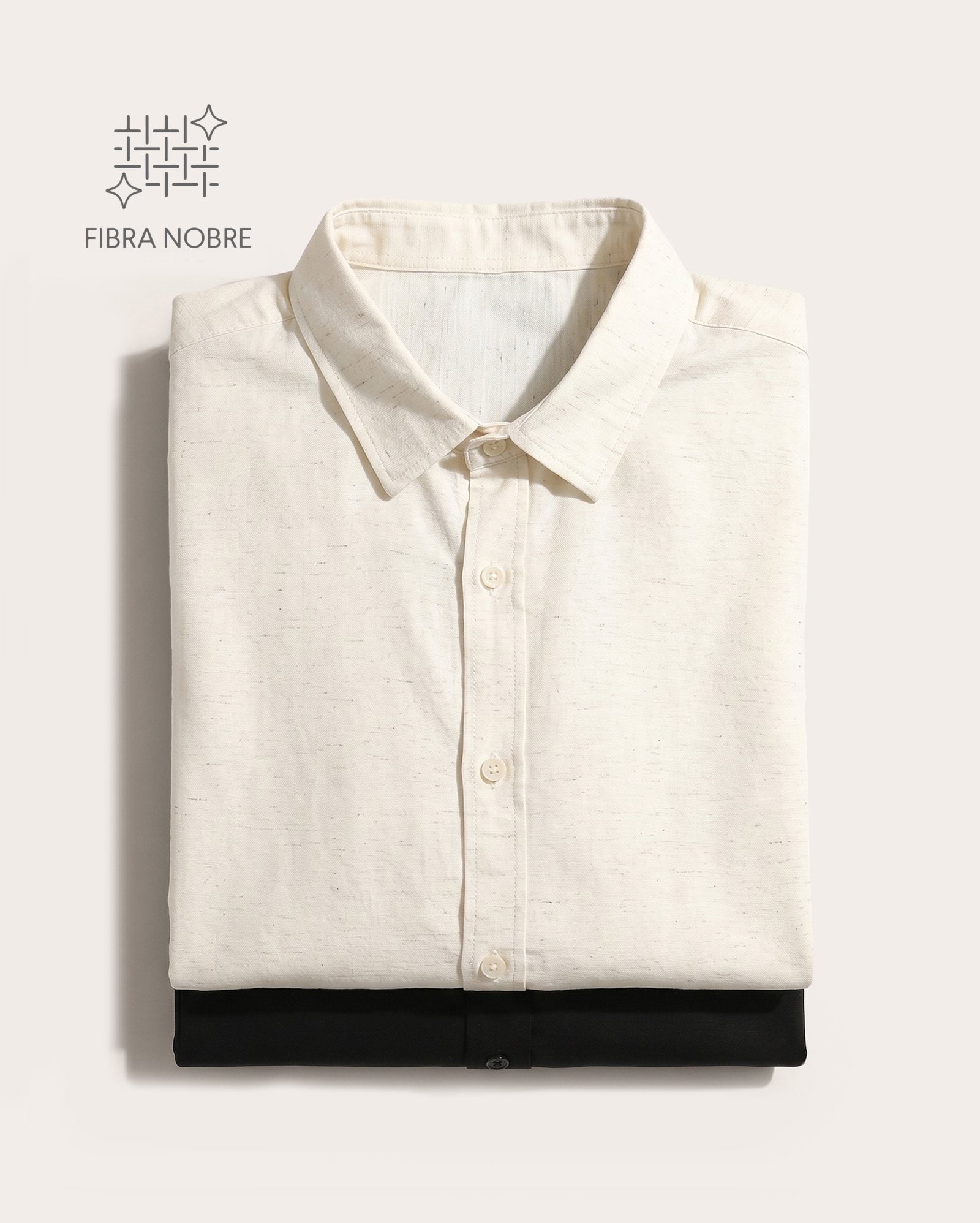 Kit camisa plus size masculina 2 peças com linho - multicor