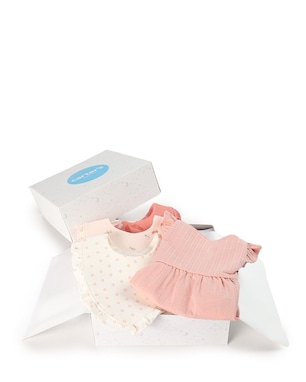 Enxoval curto bebê 4 peças estampado + caixa de presente P - multicor | Carter's
