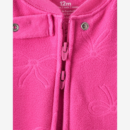 Kit macacão pijama bebê 2 peças em fleece - multicor | Carter's