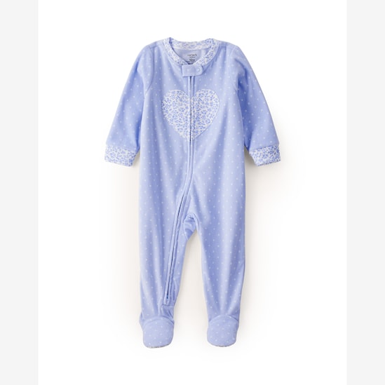 Kit macacão pijama bebê 2 peças em fleece - multicor | Carter's